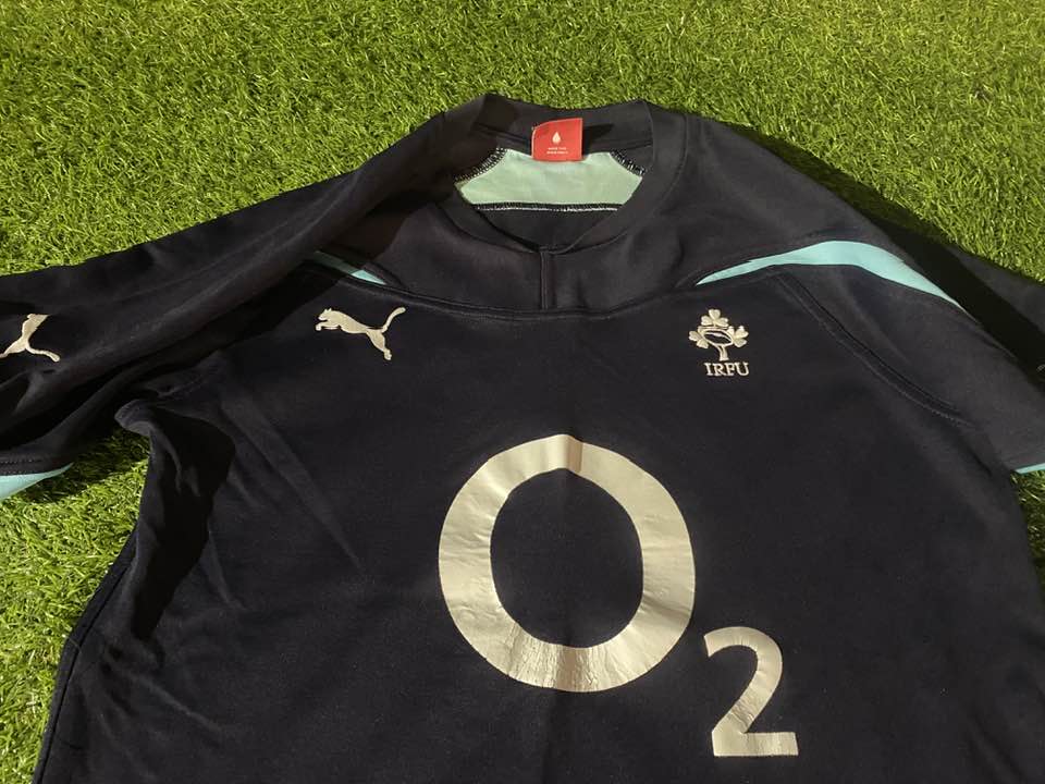 Ireland IRFU Eire Irish Rugby Union Football Large Mans Puma Made Training Jersey