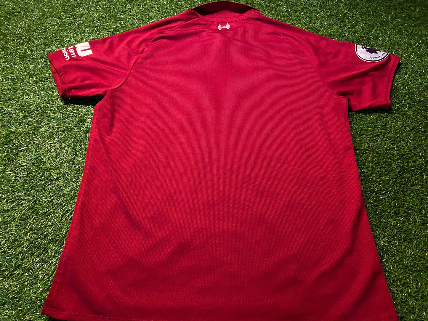 Liverpool England Football Soccer Large Mans New Balance Made EPL Home Jersey