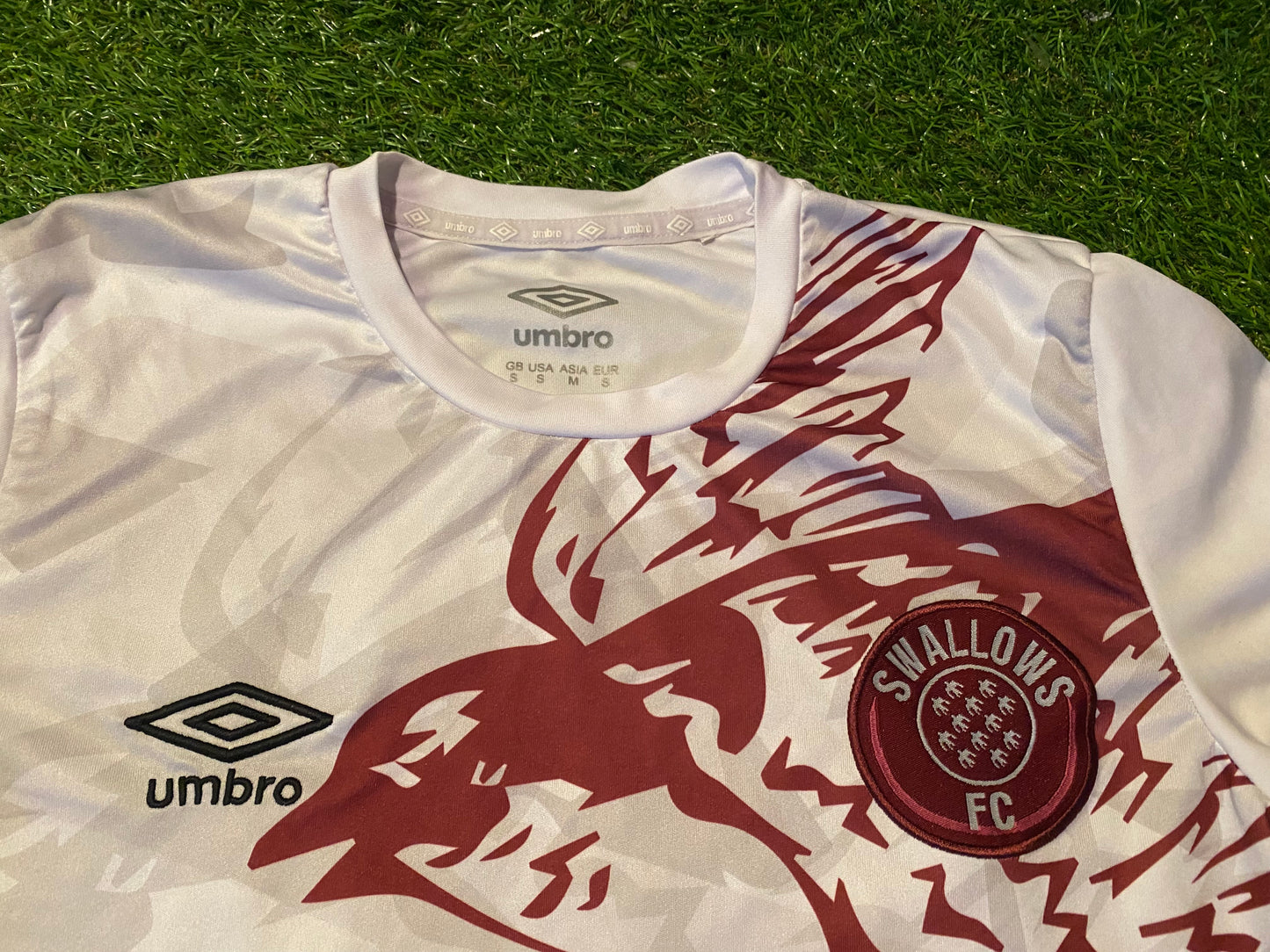 Moroka Swallows South Africa African Soccer Football Small Mans Umbro Made Home Jersey