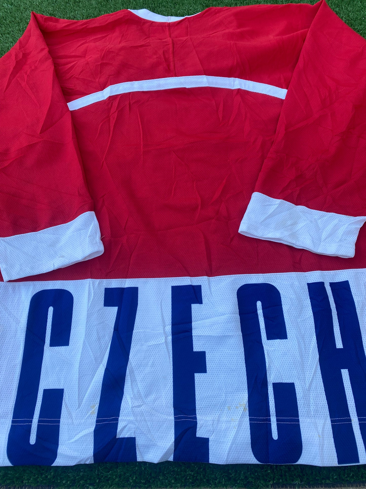 Czech Republic Ice Hockey NHL USA XL Extra Large Mans Rare Nike Made Big Loose Jersey