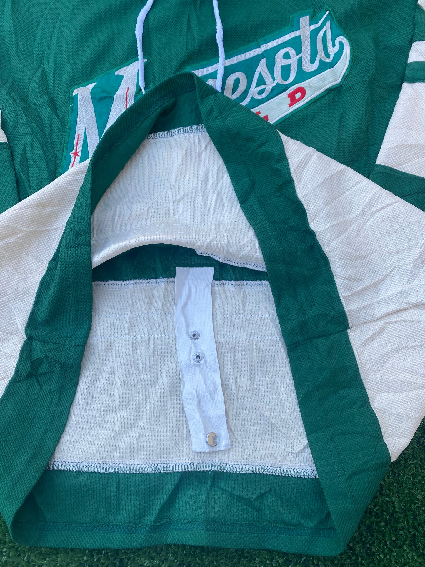 Minnesota Wild USA NHL Ice Hockey Large Mans Suter no20 Rare Fight Strap Reebok Jersey