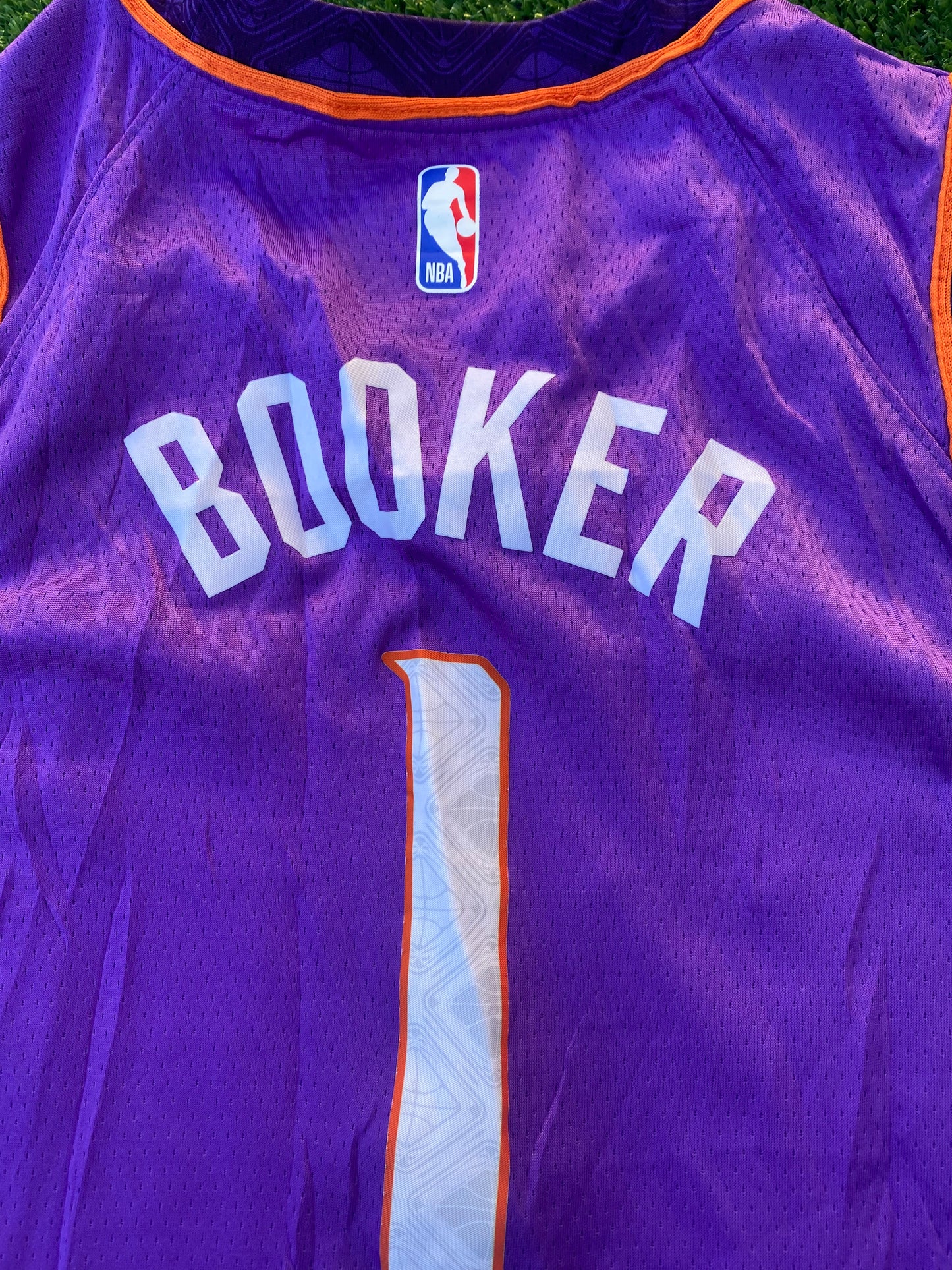 Phoenix Suns Los Suns NBA Basketball Canada Large Boys / Youths Lowry no1 Booker Jersey