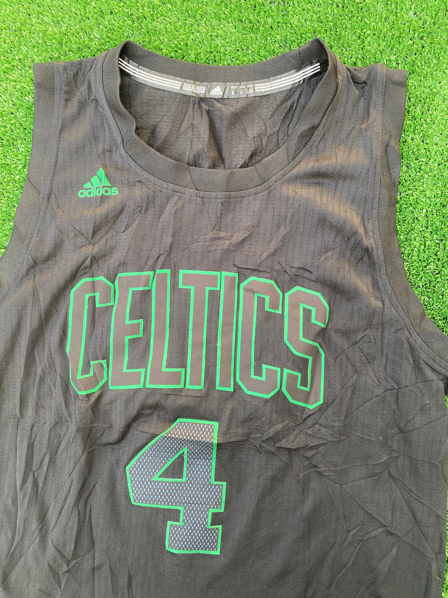 Boston Celtics NBA USA United States of America Basketball Large Mans Isaiah Thomas no4 Jersey
