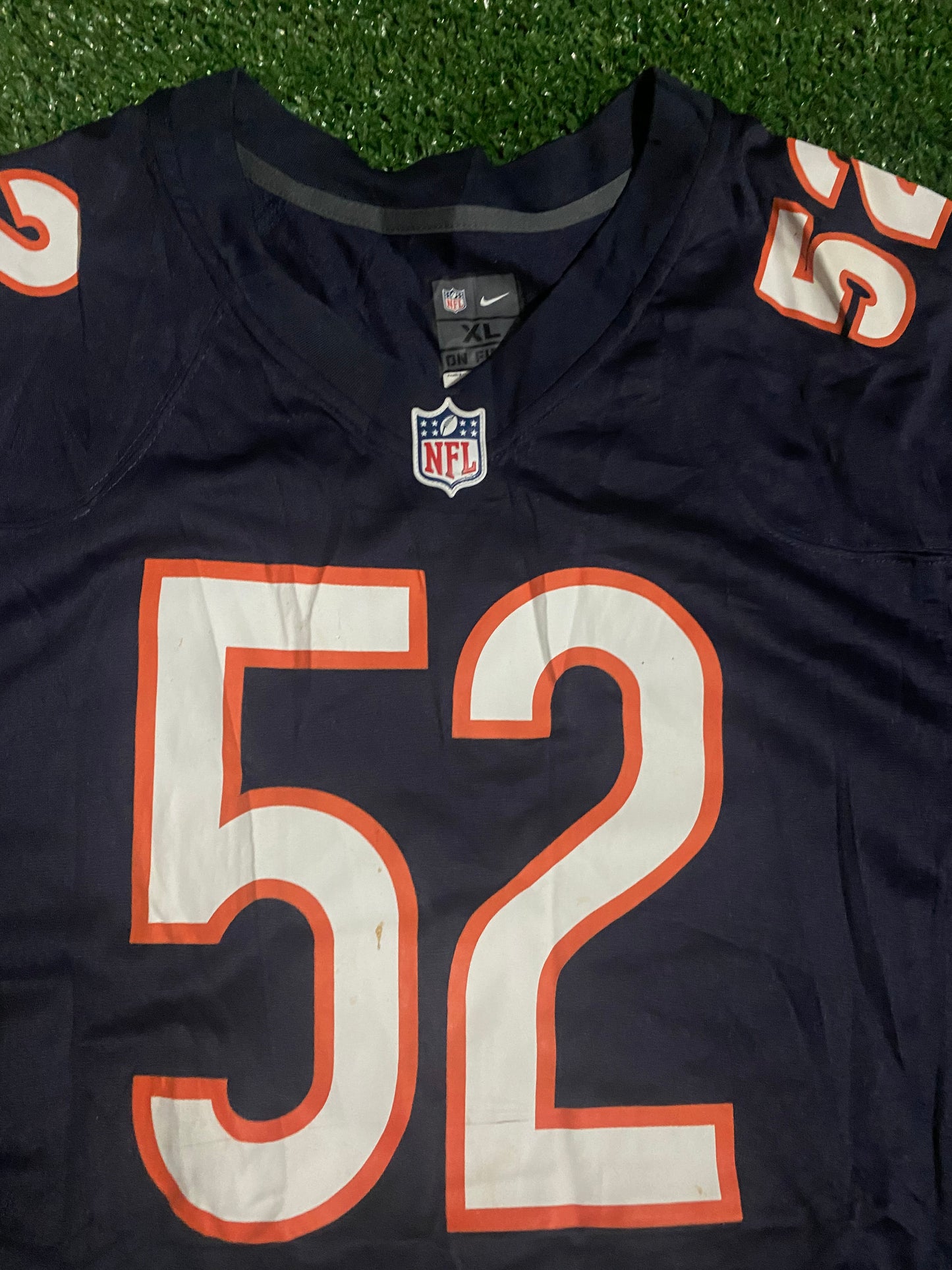 Chicago Bears NFL American Football USA XL Extra Large Mans Mack no52 Nike Jersey