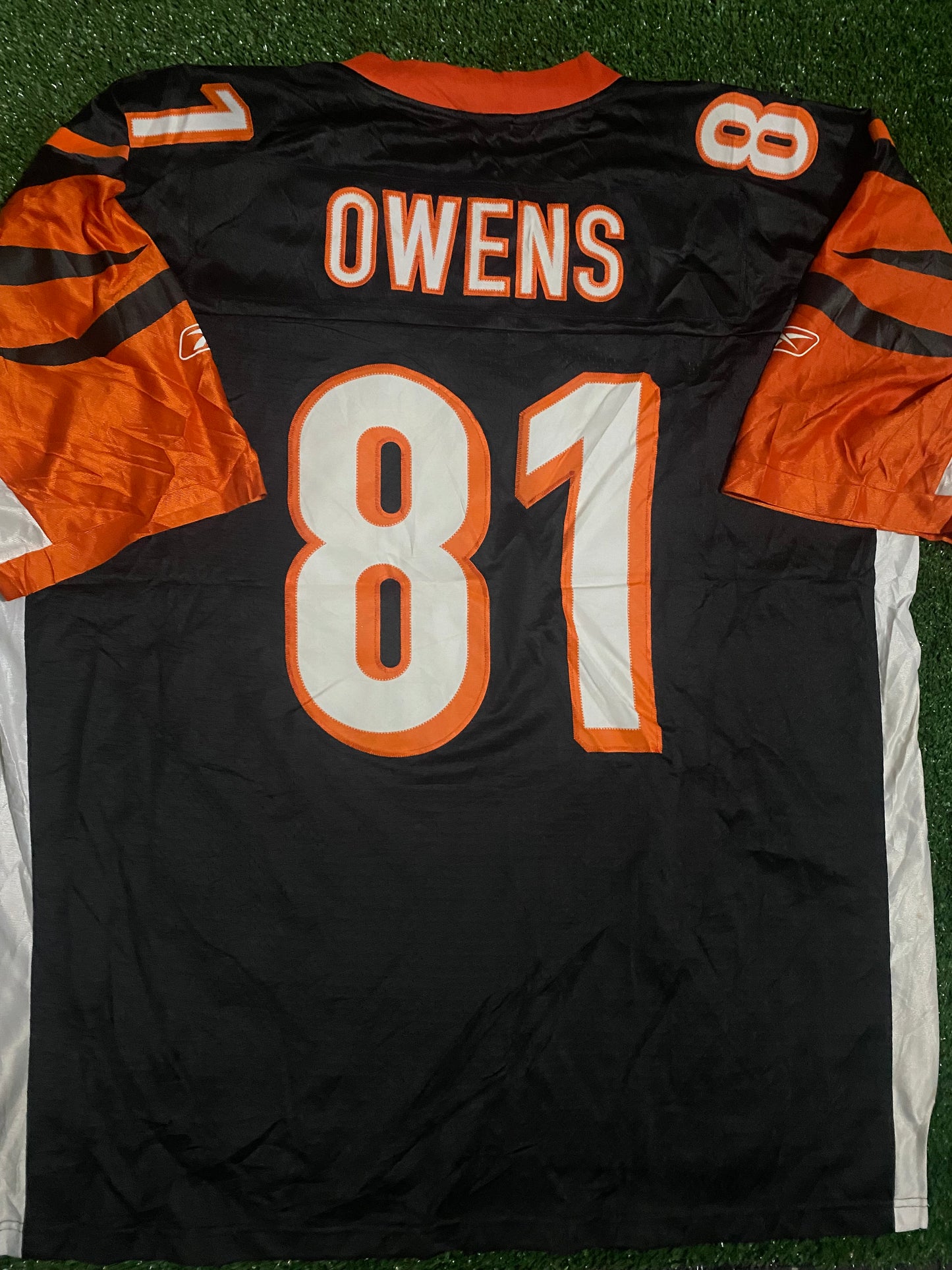 Bengal Tigers NFL American Football Big XXL 2XL Mans Owens no81 Reebok Jersey