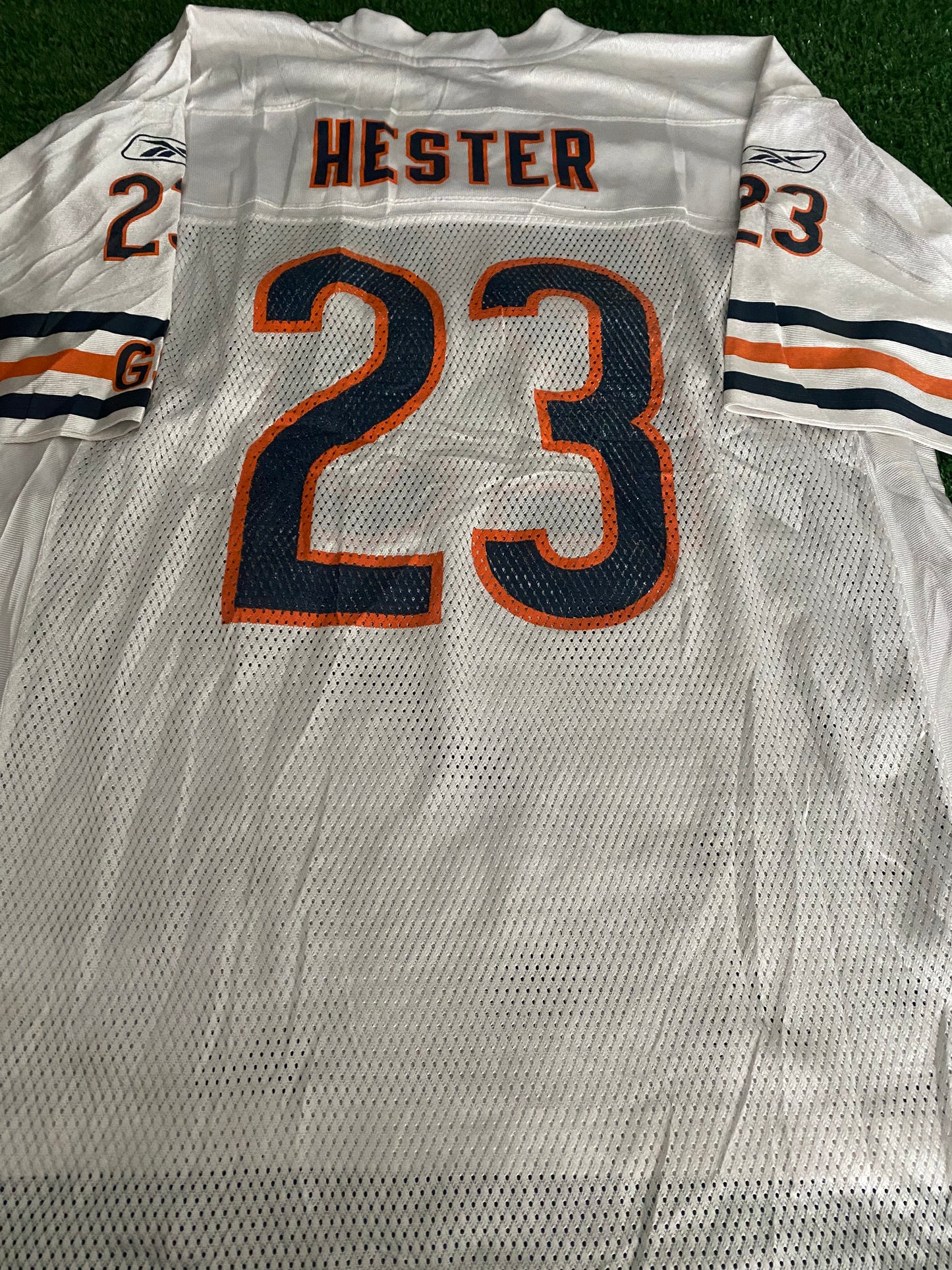 Chicago Bears NFL American Football USA Large Mans Vintage Reebok Made Hester no23 Jersey