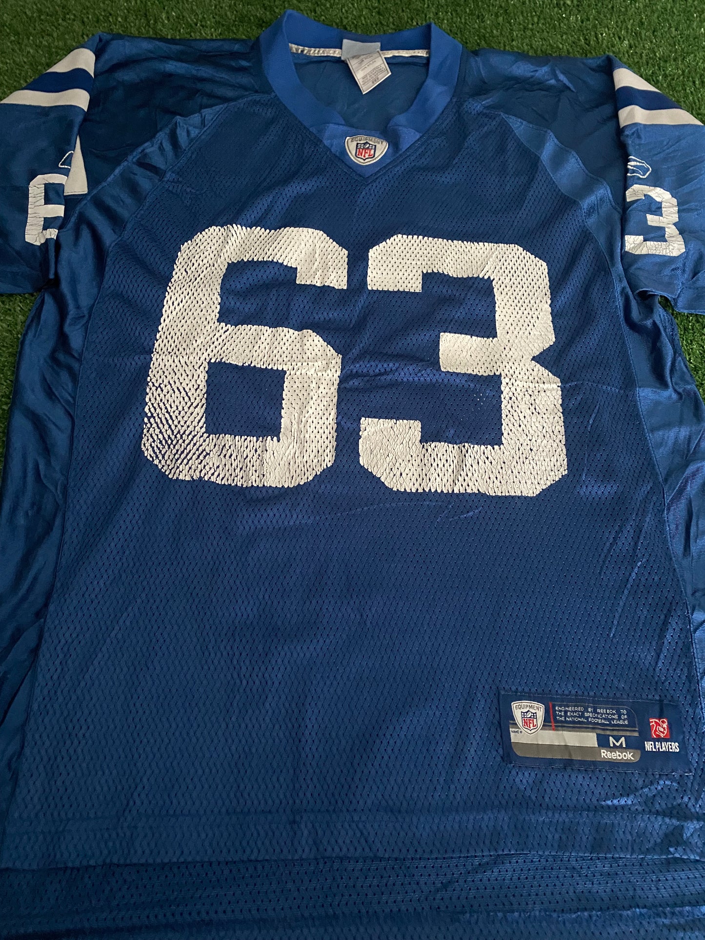 Indianapolis Colts NFL American Football USA Medium Mans Saturday no63 Reebok Jersey