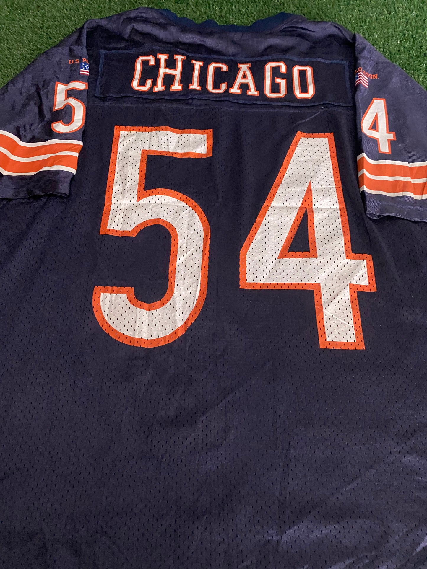 Chicago Bears NFL American Football USA Large Mans US Polo Association Made Jersey