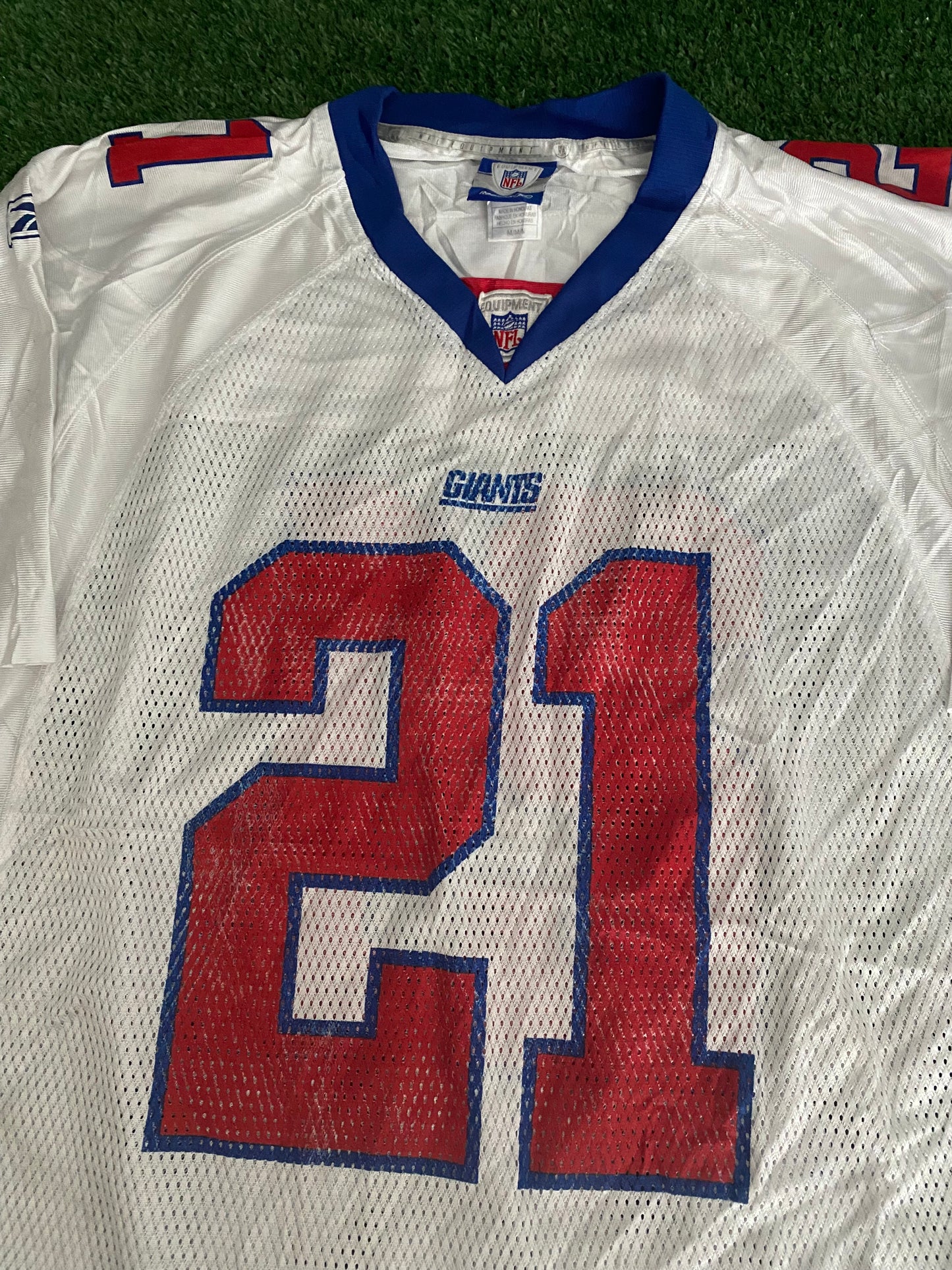 NY New York Giants NFL American Football USA Medium Mans Barber no21 Reebok Jersey