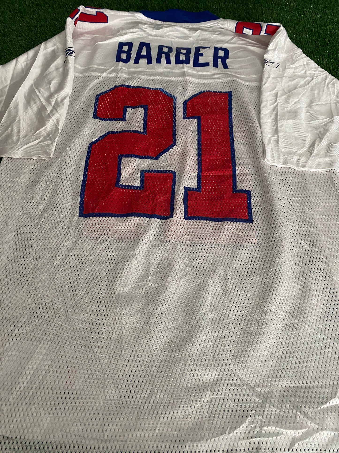 NY New York Giants NFL American Football USA Medium Mans Barber no21 Reebok Jersey