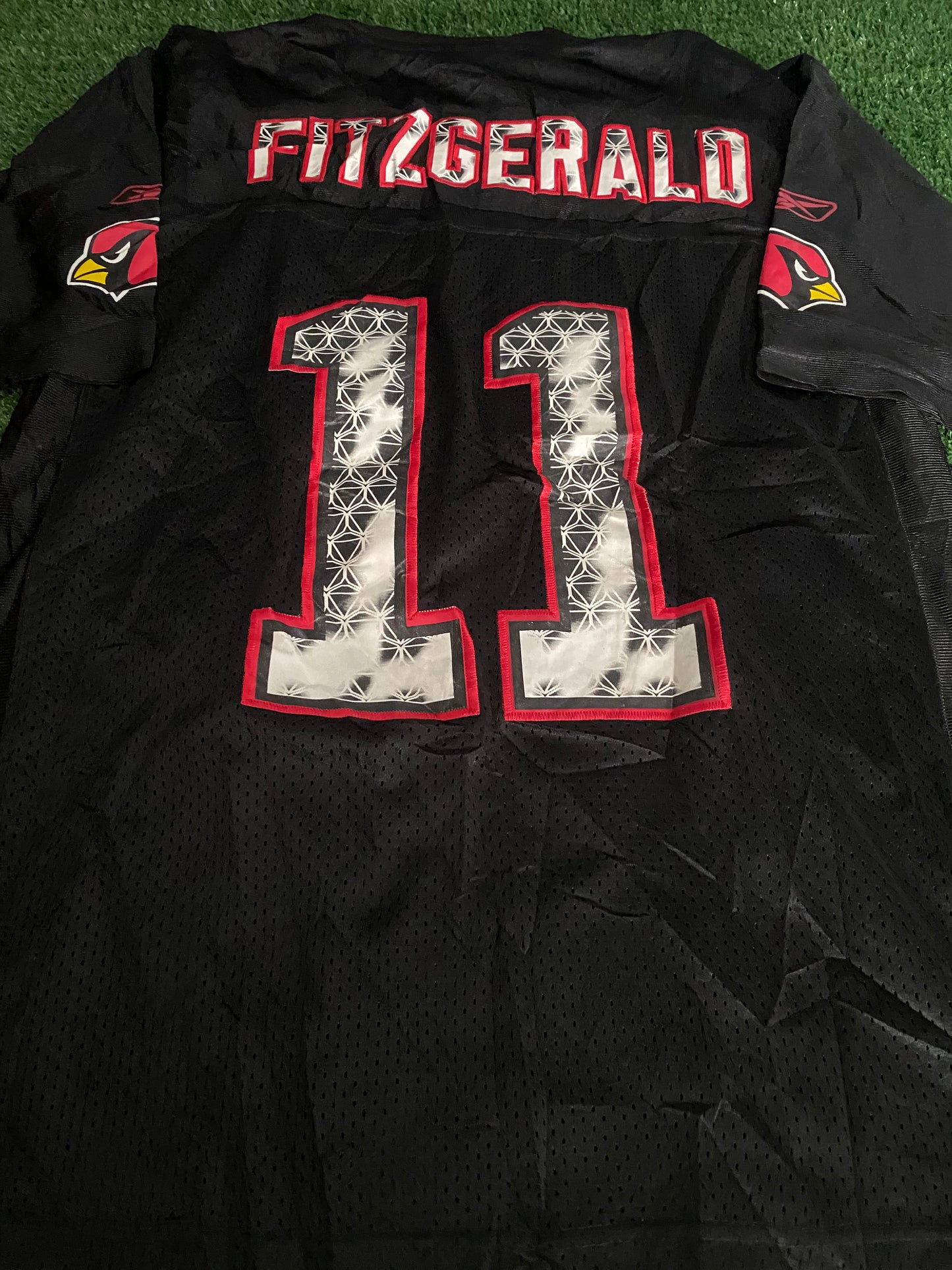 Arizona Cardinals NFL American Football USA Rare Large Mans Fitzgerald no11Reebok Jersey
