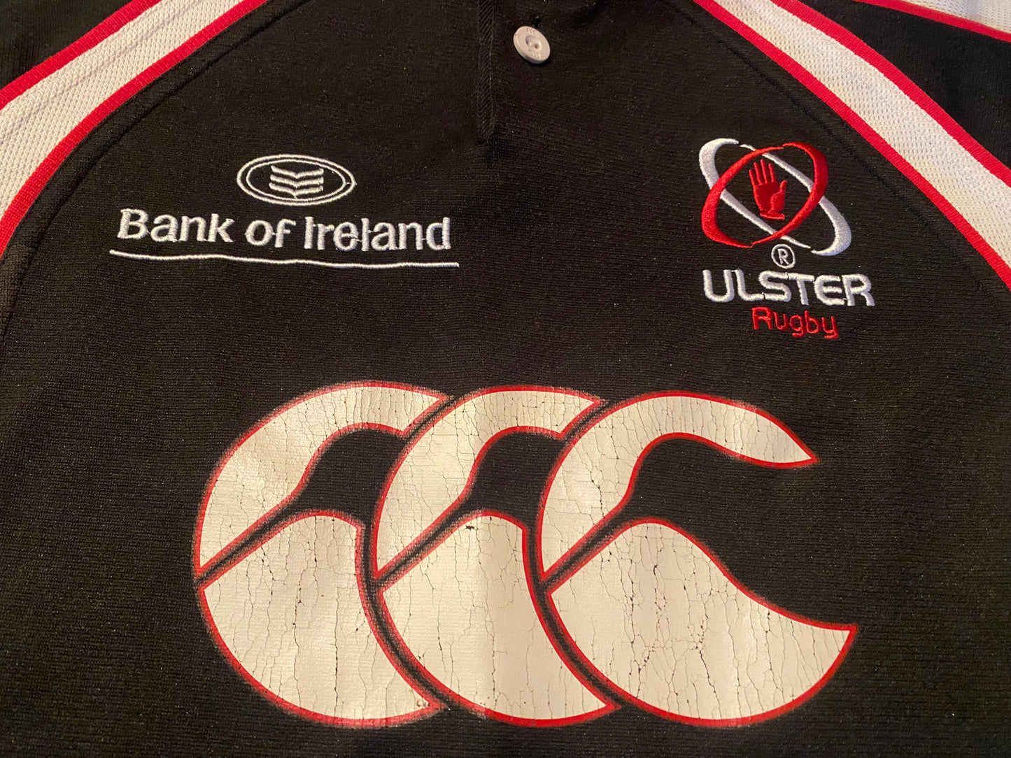 Ulster Northern Ireland Rugby Union Football Small Mans Rare Vintage CCC Jersey