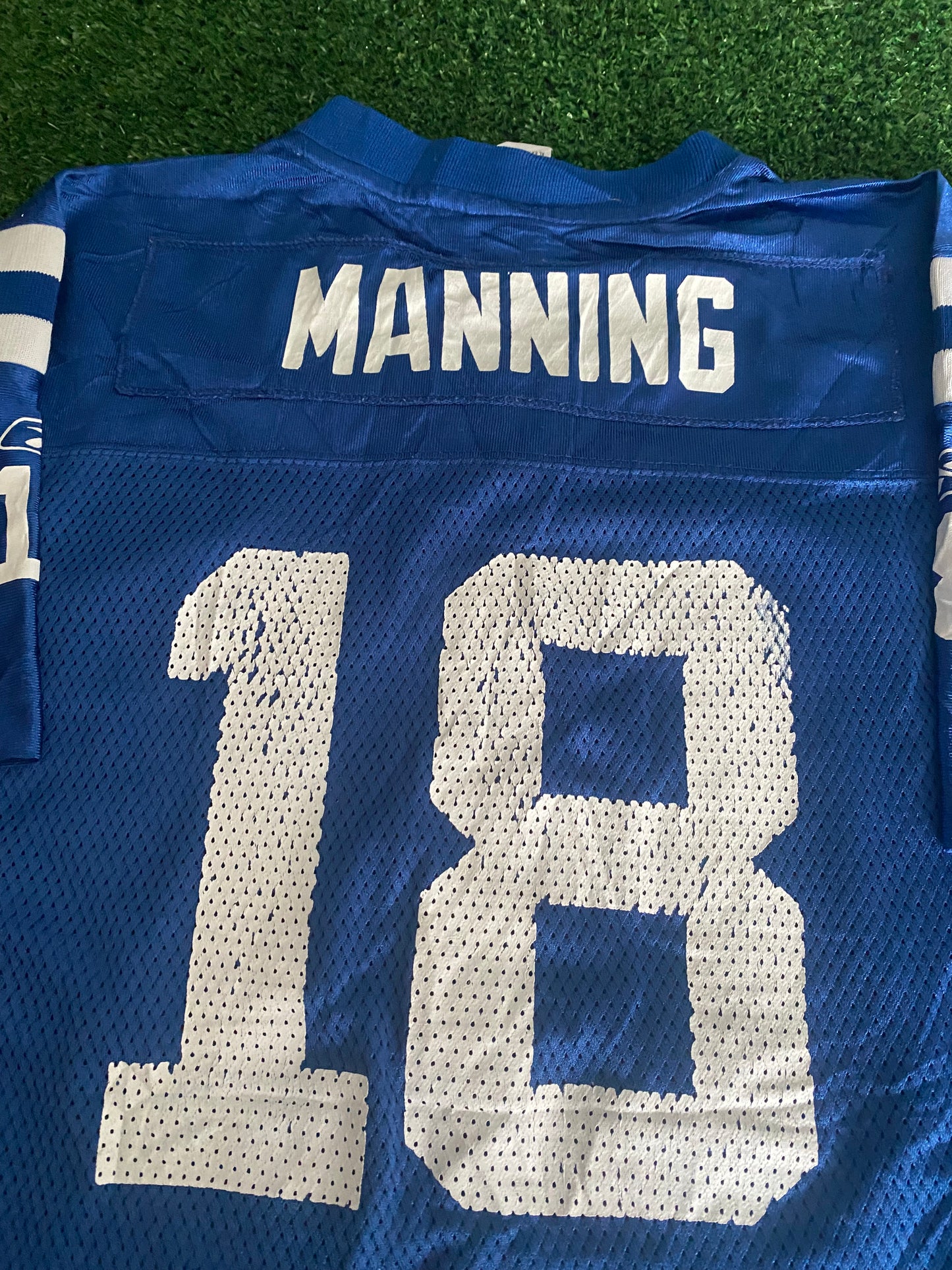 Indianapolis Colts USA NFL American Football Youths / Small Mans Manning no18 Reebok Jersey