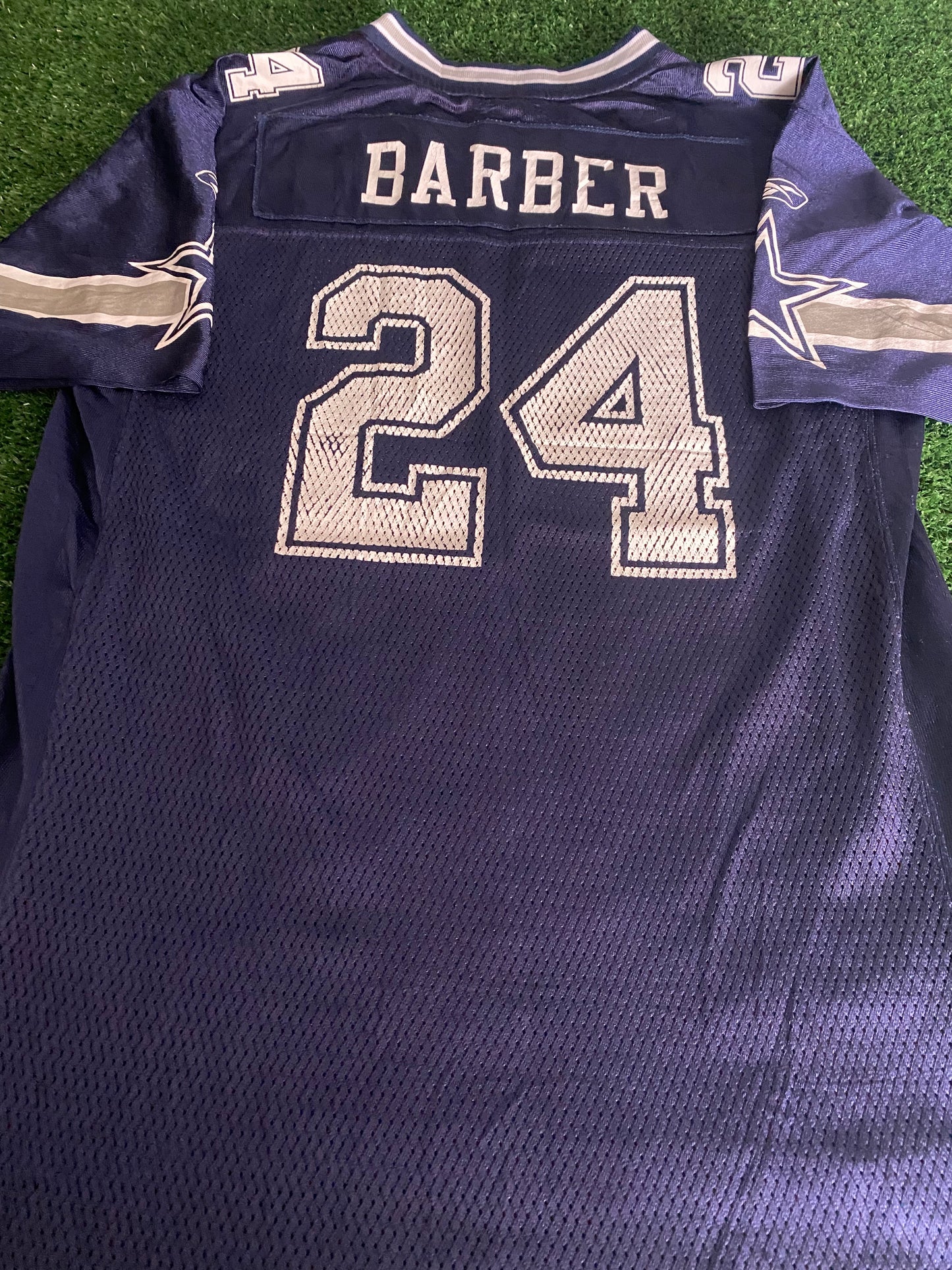 Dallas Cowboys USA NFL American Football Youths / Small Mans Barber no24 Reebok Jersey