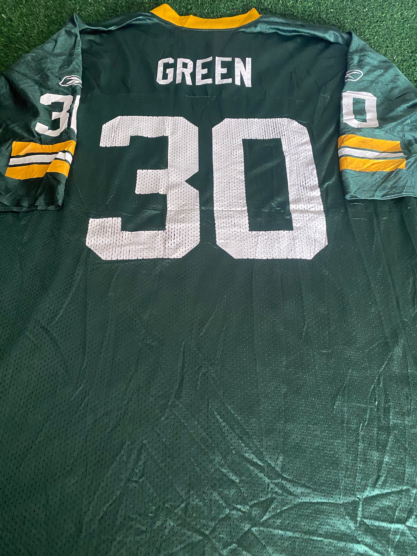 Green Bay Packers NFL American Football USA Green no30 XL Extra Large Mans Jersey