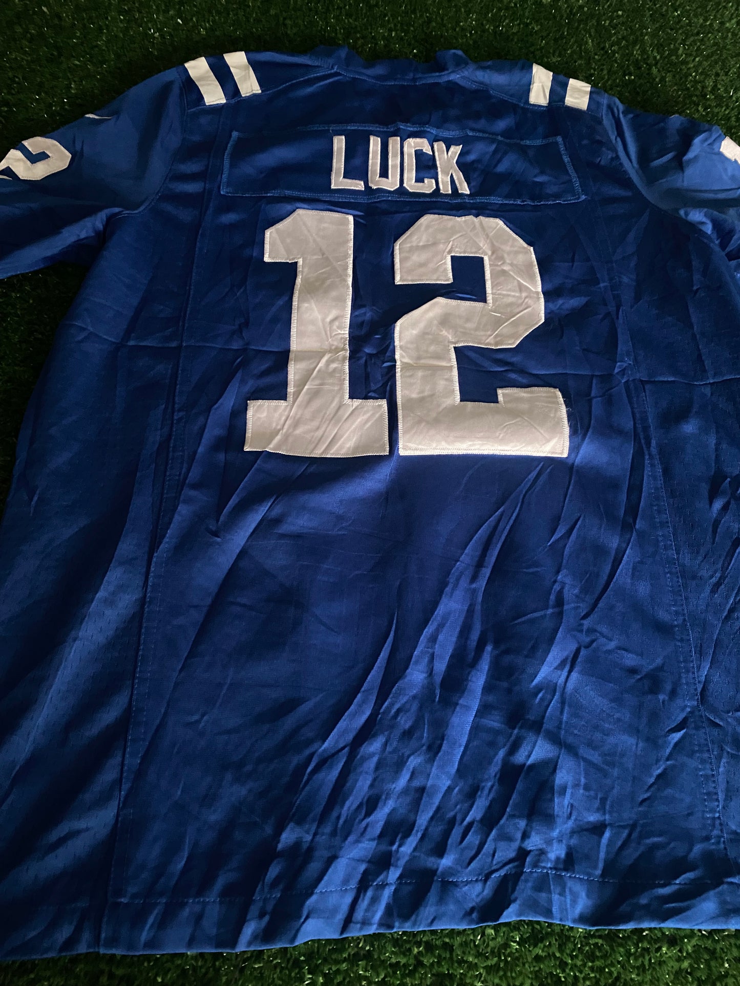 Indianapolis Colts NFL American Football USA Medium Mans Andrew Luck no12 Nike Jersey