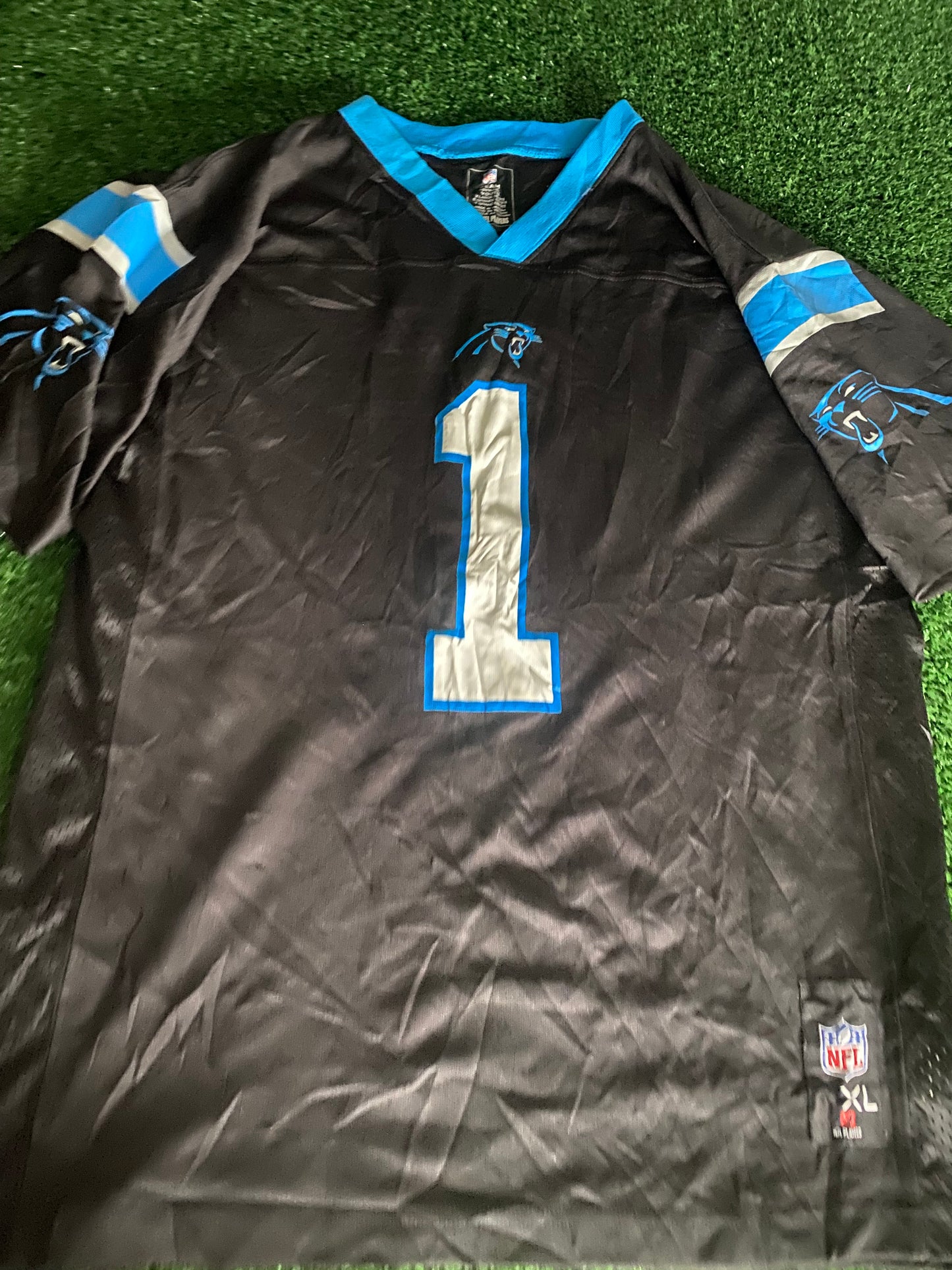 Carolina Panthers USA NFL American Football Youths / Small mans Newton no1 Jersey