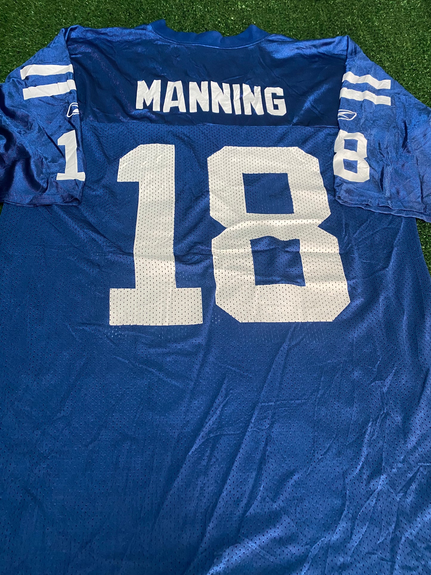 Indianapolis Colts NFL American Football USA Medium Mans Manning no18 Reebok Jersey