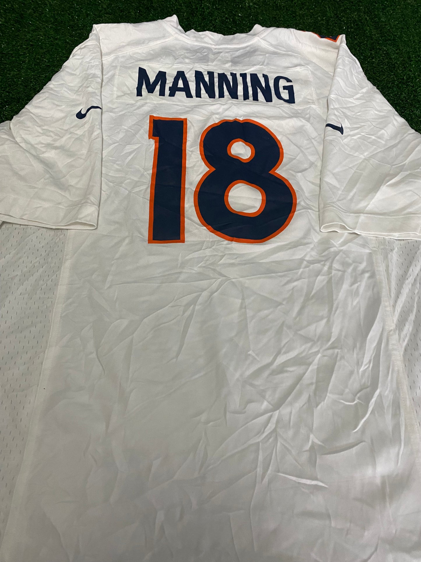 Denver Broncos NFL American Football USA XL Extra large Mans Manning no18 Nike Jersey