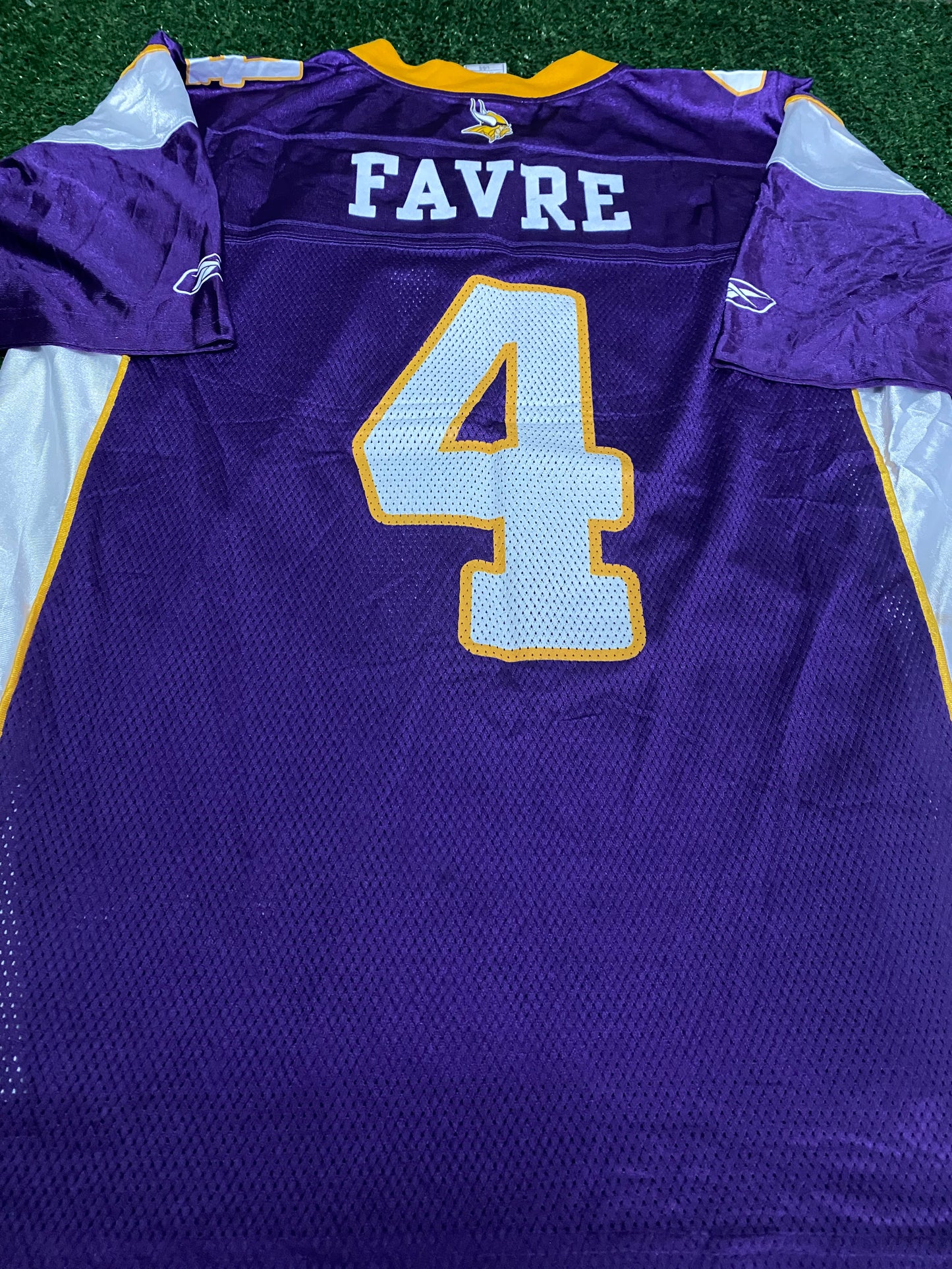 Minnesota Vikings USA NFL American Football Large Mans Reebok Made Favre no4 Jersey
