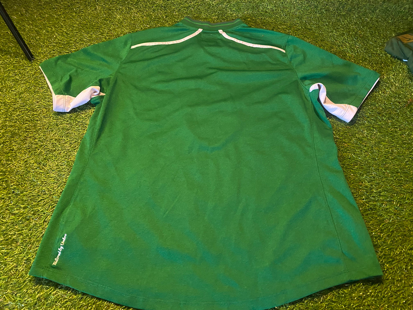 Republic of Ireland Eire Irish Football Soccer XL Extra Large Mans Umbro Made Home Jersey