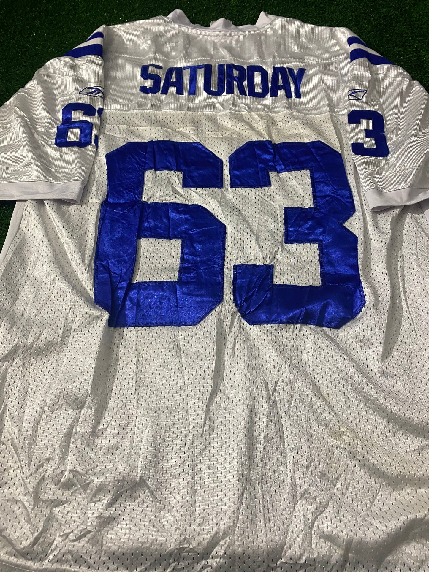 Indianapolis Colts NFL American Football USA Large Mans Saturday no63 Reebok Jersey