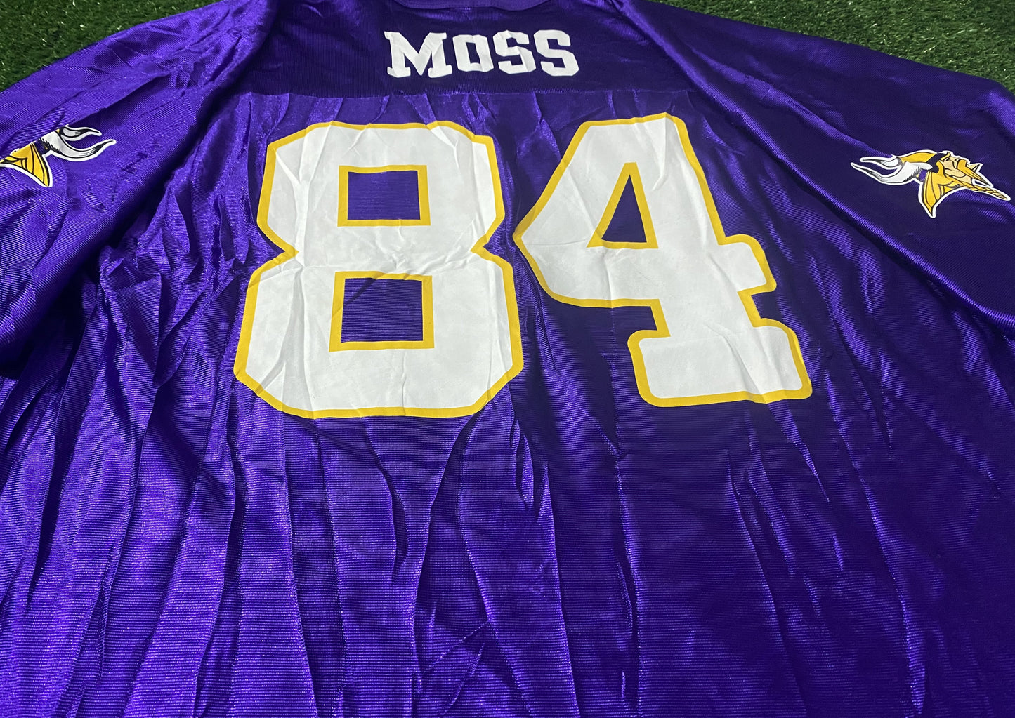 Minnesota Vikings USA NFL American Football XL Extra Large Mans Moss no84 Vintage Jersey