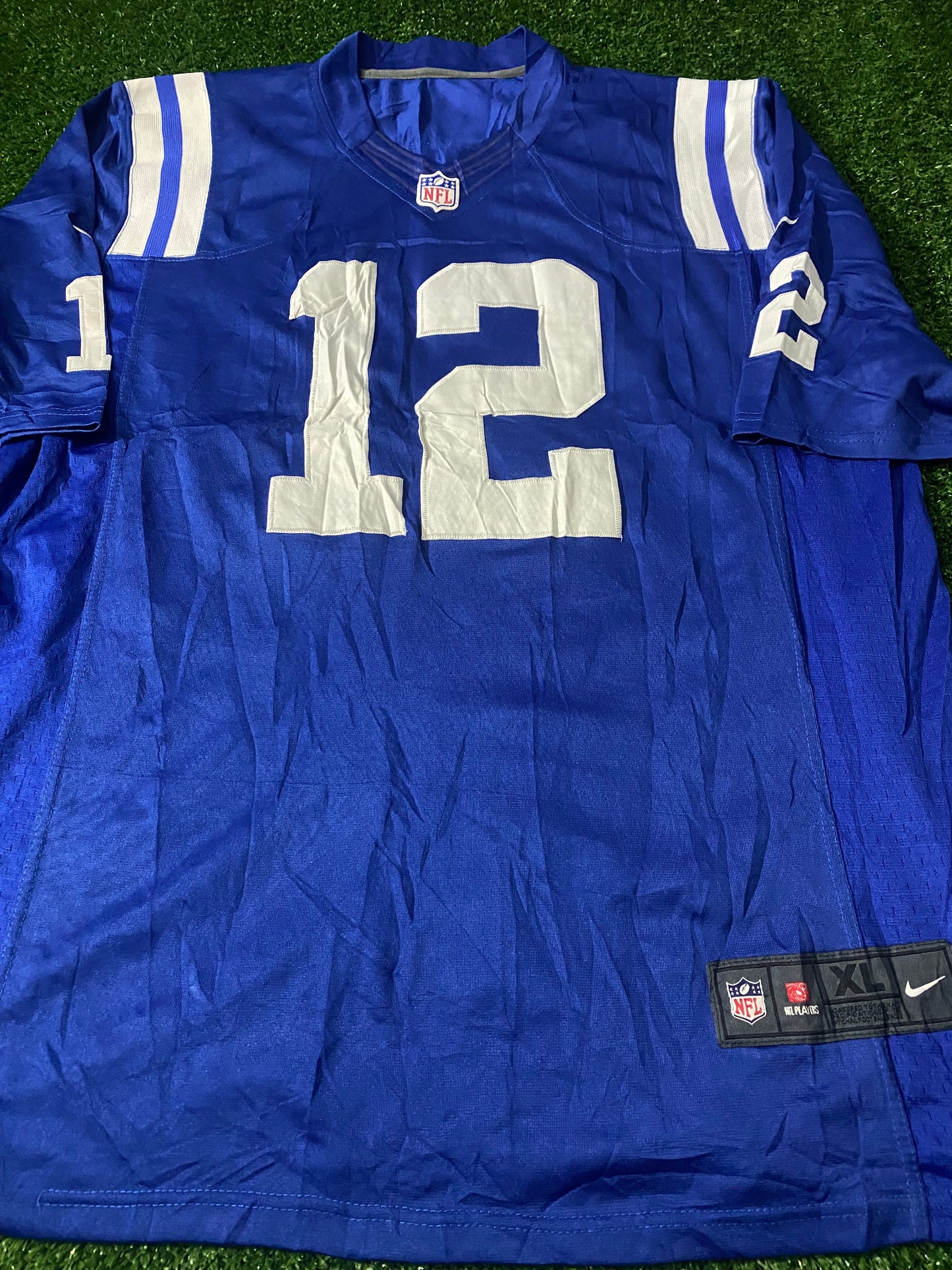 Indianapolis Colts NFL American Football USA XL Extra Large Mans Andrew Luck no12 Nike Jersey