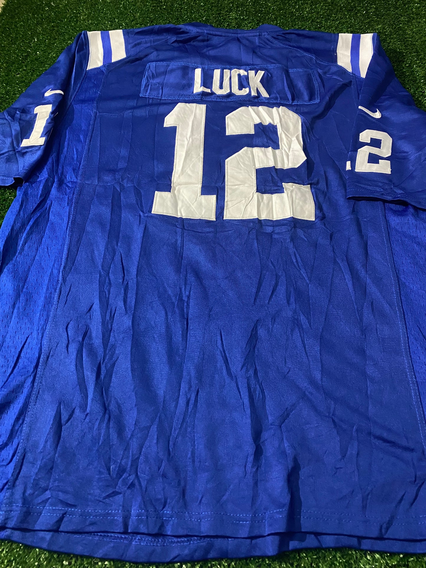Indianapolis Colts NFL American Football USA XL Extra Large Mans Andrew Luck no12 Nike Jersey