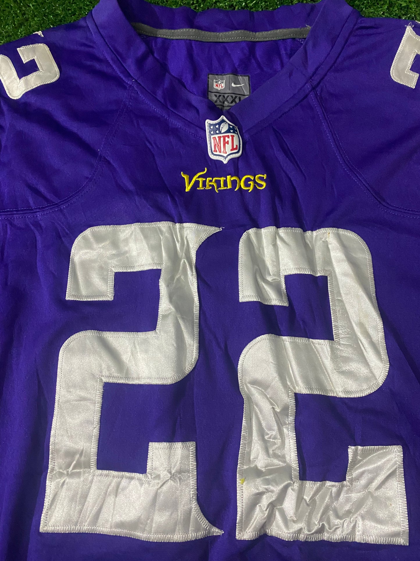 Minnesota Vikings USA NFL American Football Big XXXL 3XL Mans Smith no22 Nike Jersey