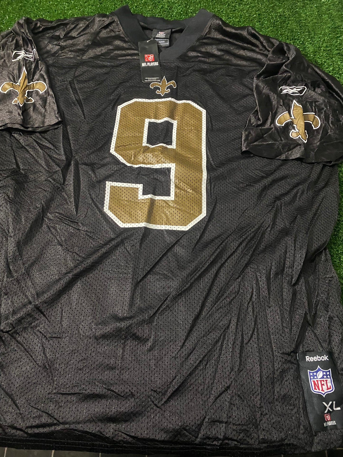 New Orleans Saints USA NFL American Football XL Extra Large Mans Brees no9 BNWT Jersey