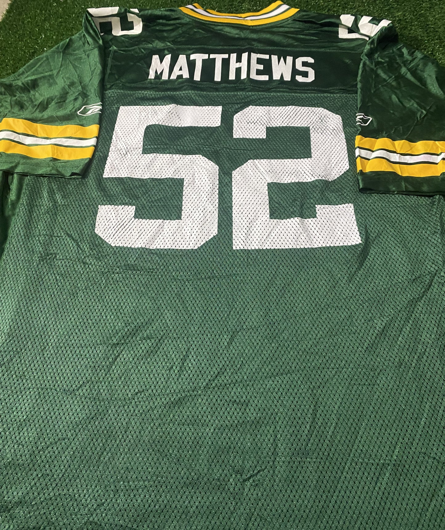 Green Bay Packers USA NFL American Football XL Extra Large Mans Matthews no52 Jersey