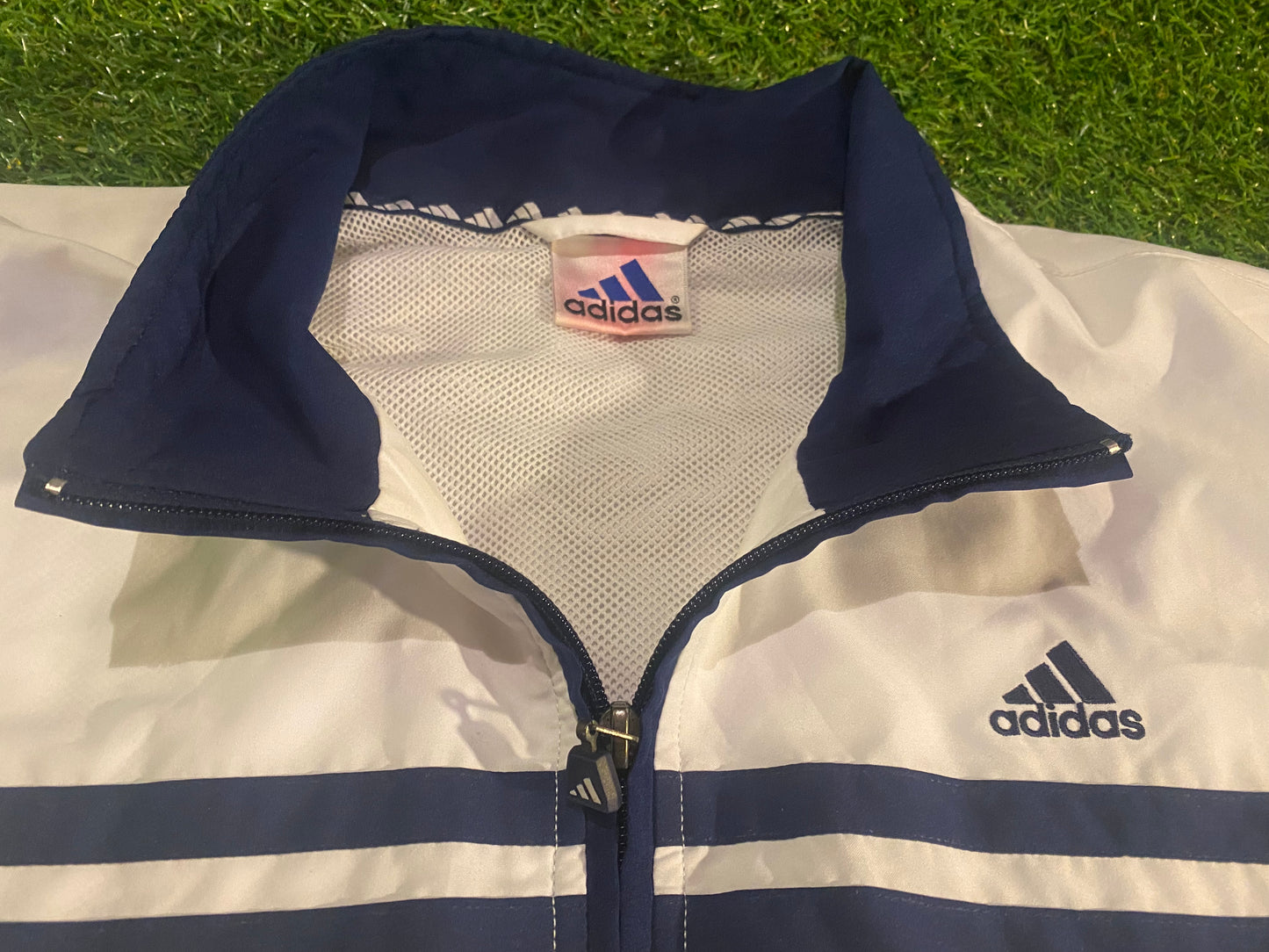 Murcia Spain 2001 Youths Olympics Rare Vintage Adidas Large Mans Breathable Lined Jacket