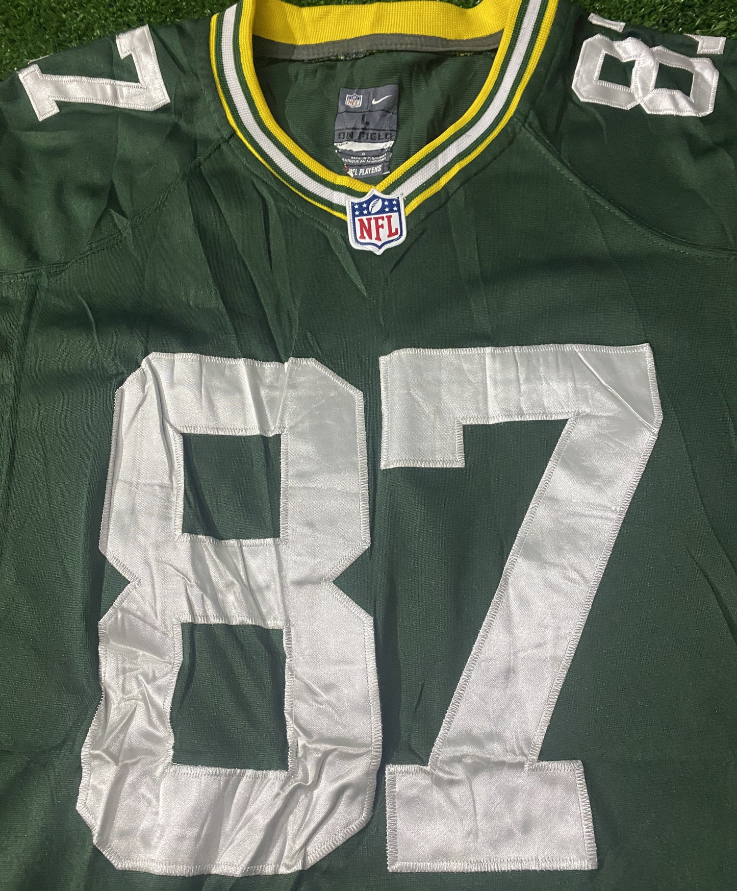 Green Bay Packers USA NFL American Football Large Mans Nelson no87 Nike On Field Jersey