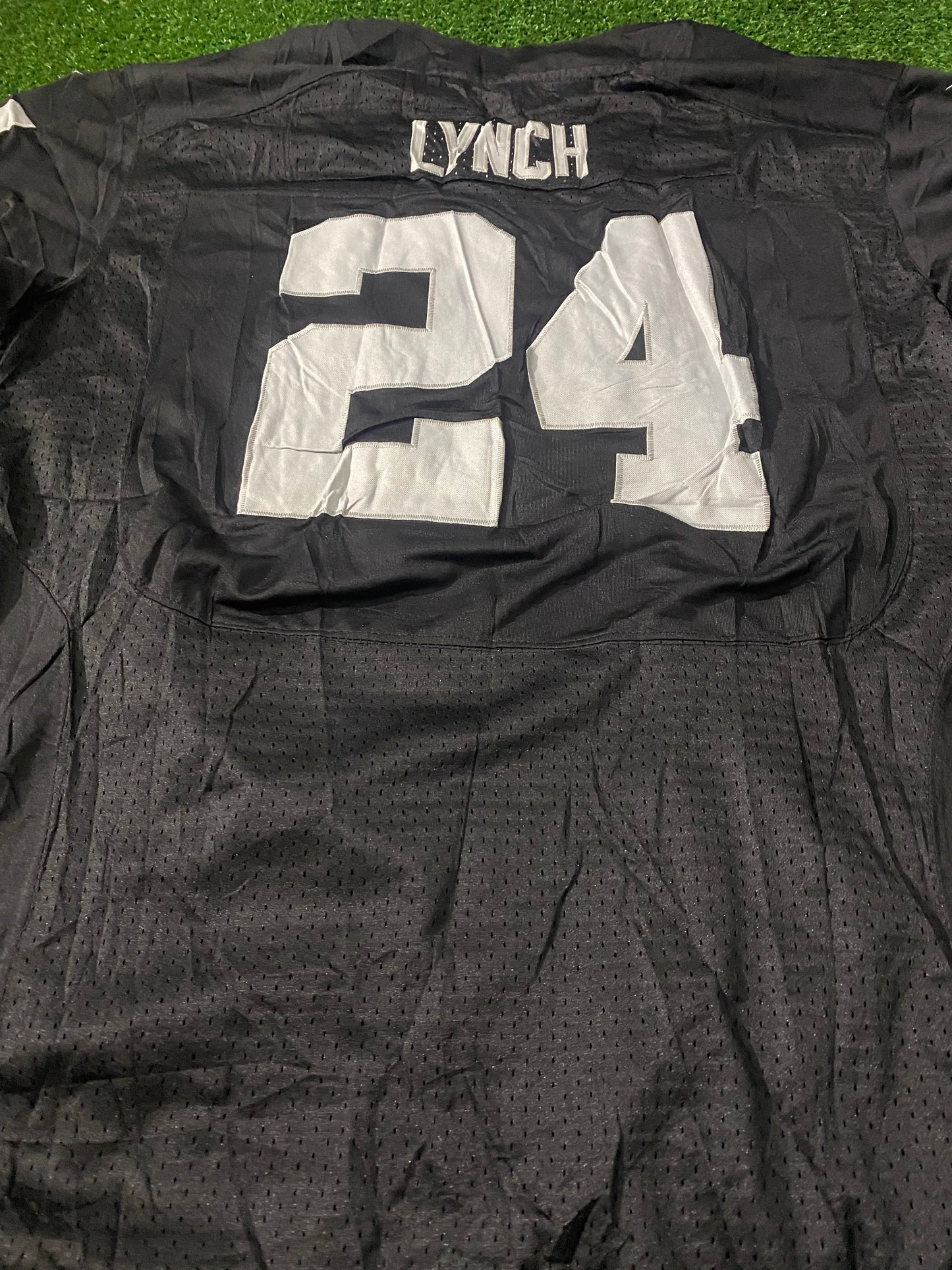 Las Vegas Raiders NFL American Football USA XXL 2XL Mans Lynch no24 Nike Jersey