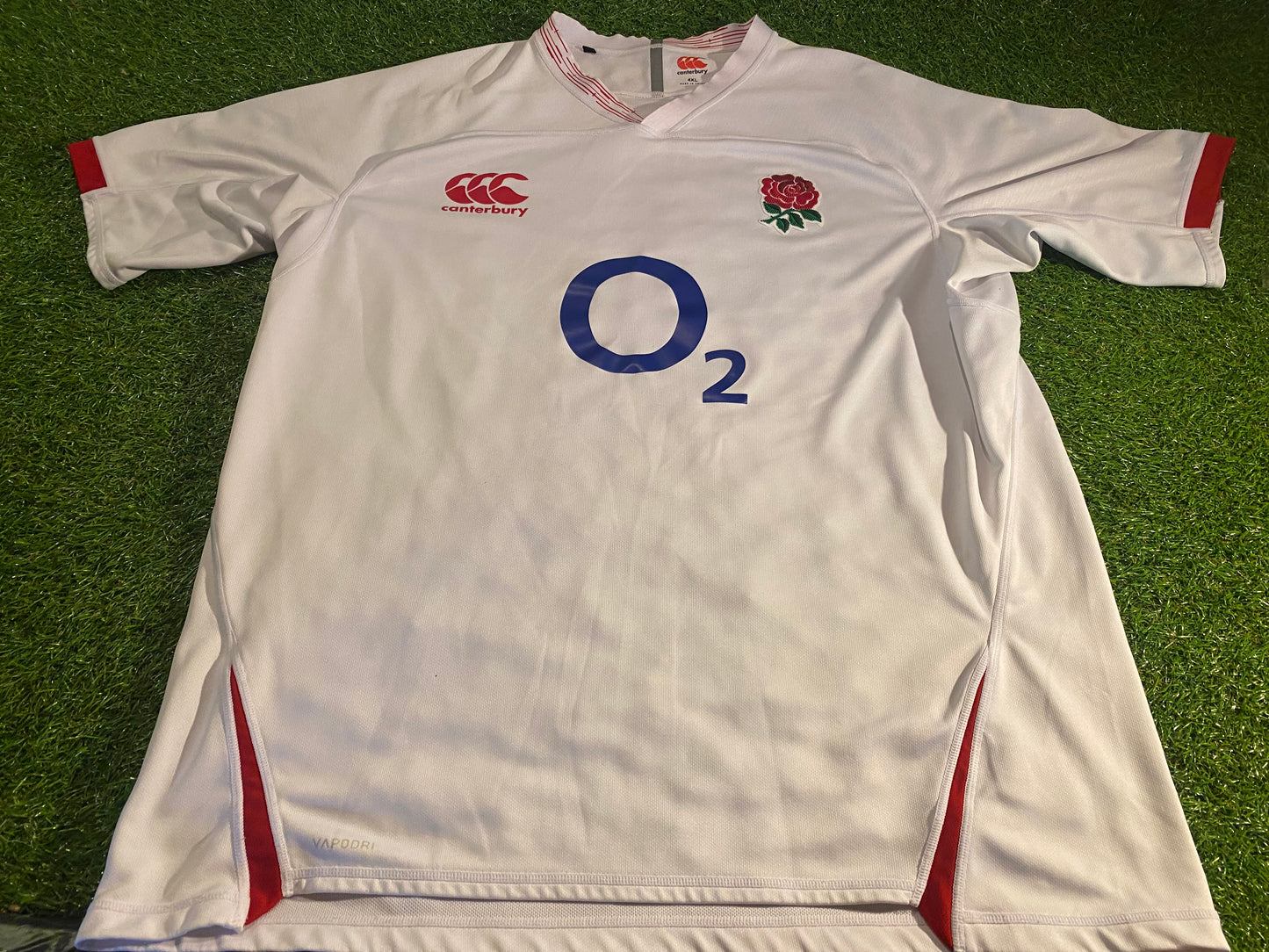 England English Rugby Union Football Big XXXL 3XL Mans CCC Home Jersey