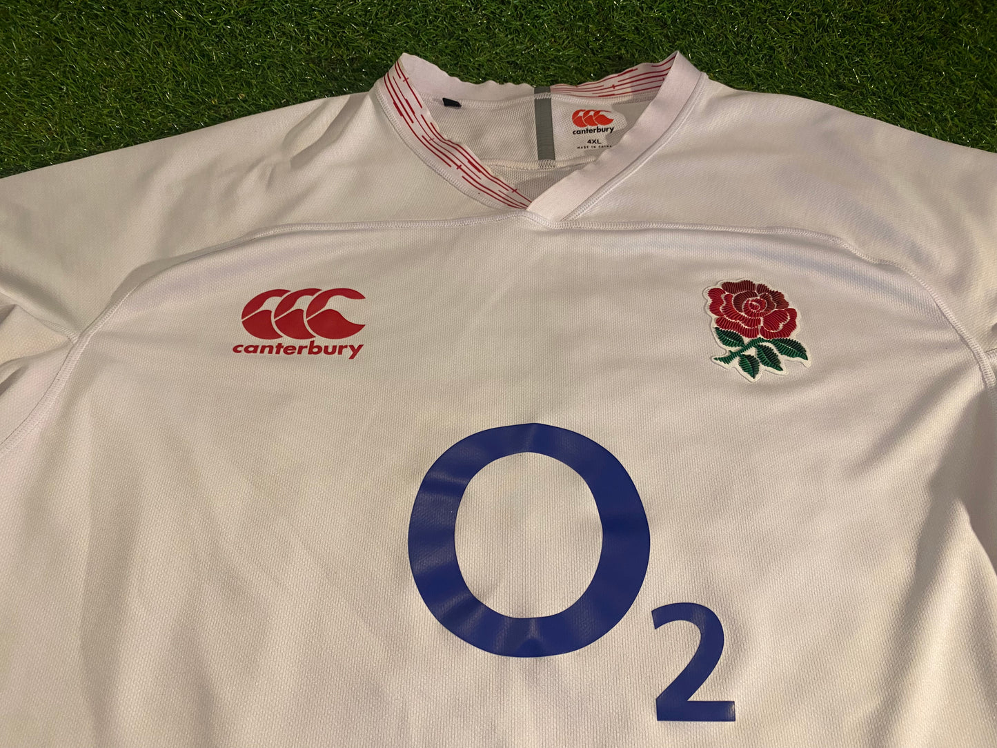 England English Rugby Union Football Big XXXL 3XL Mans CCC Home Jersey