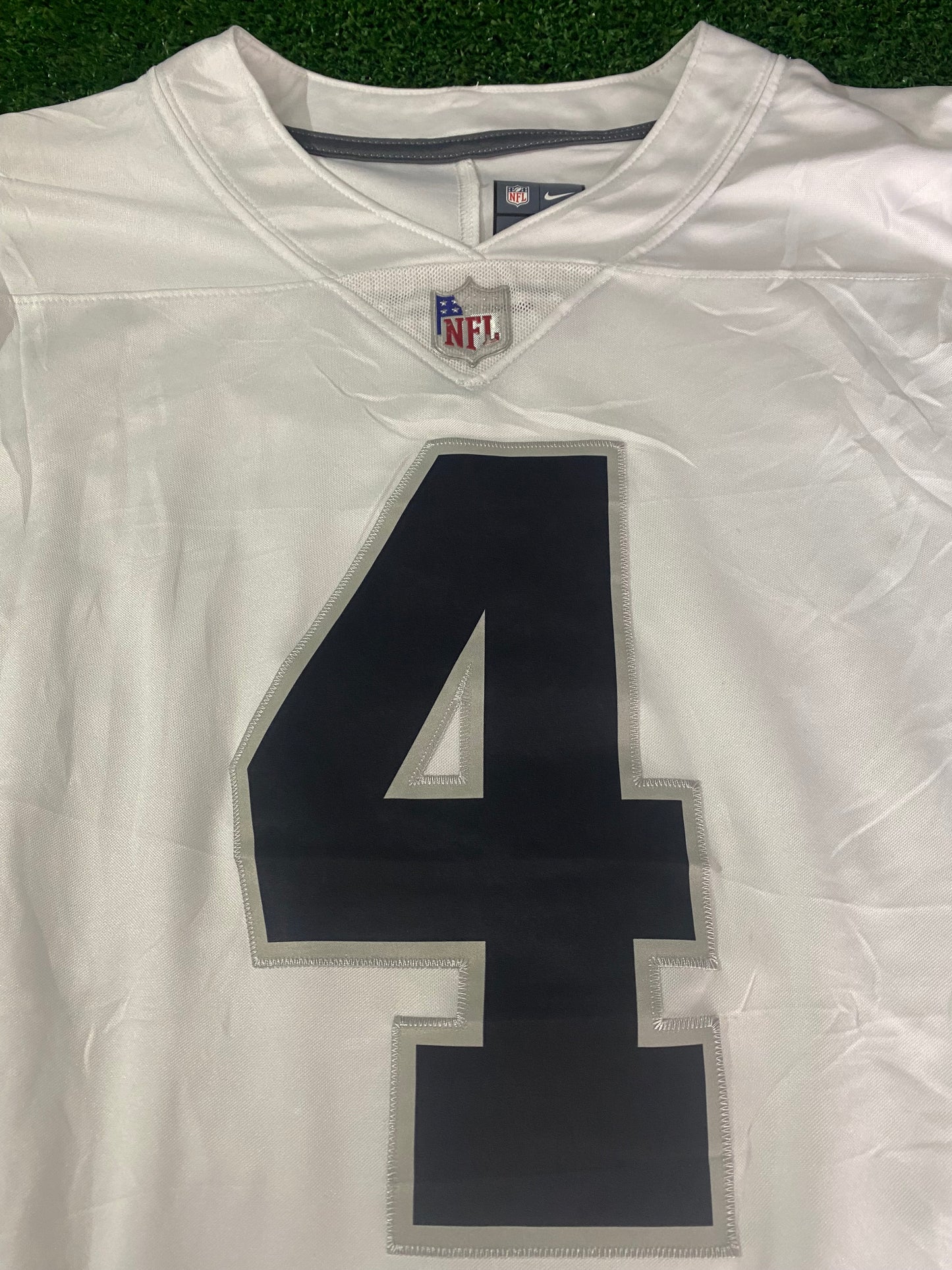 Las Vegas RaidersNFL American Football USA Large Mans Carr no4 Nike Made Jersey