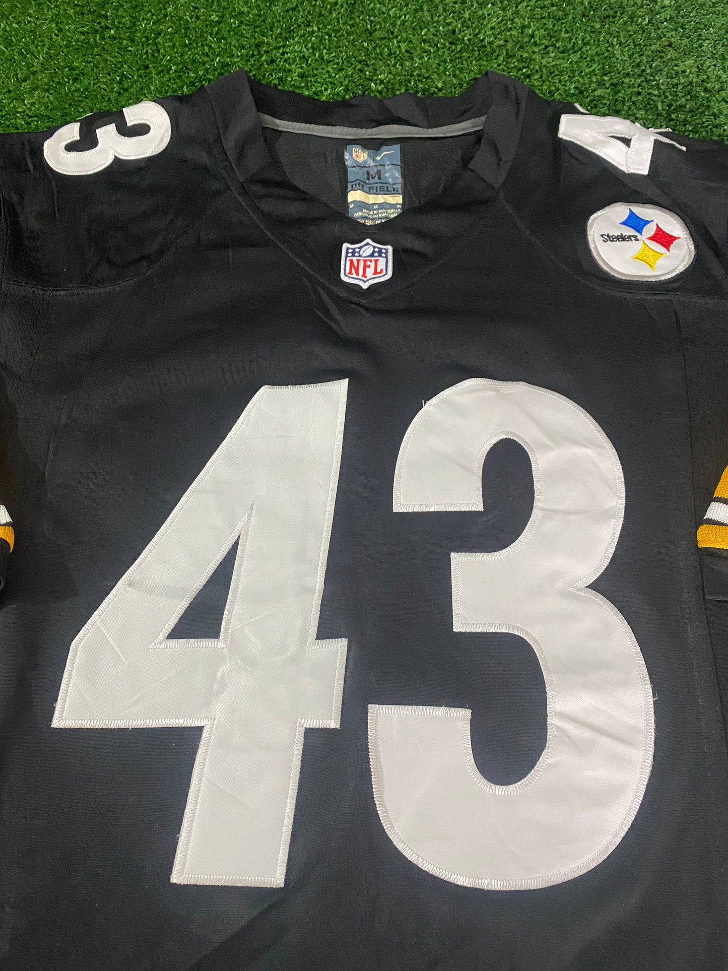 Pittsburgh Steelers NFL American Football USA Medium mans Polamalu no43 Nike Made Jersey