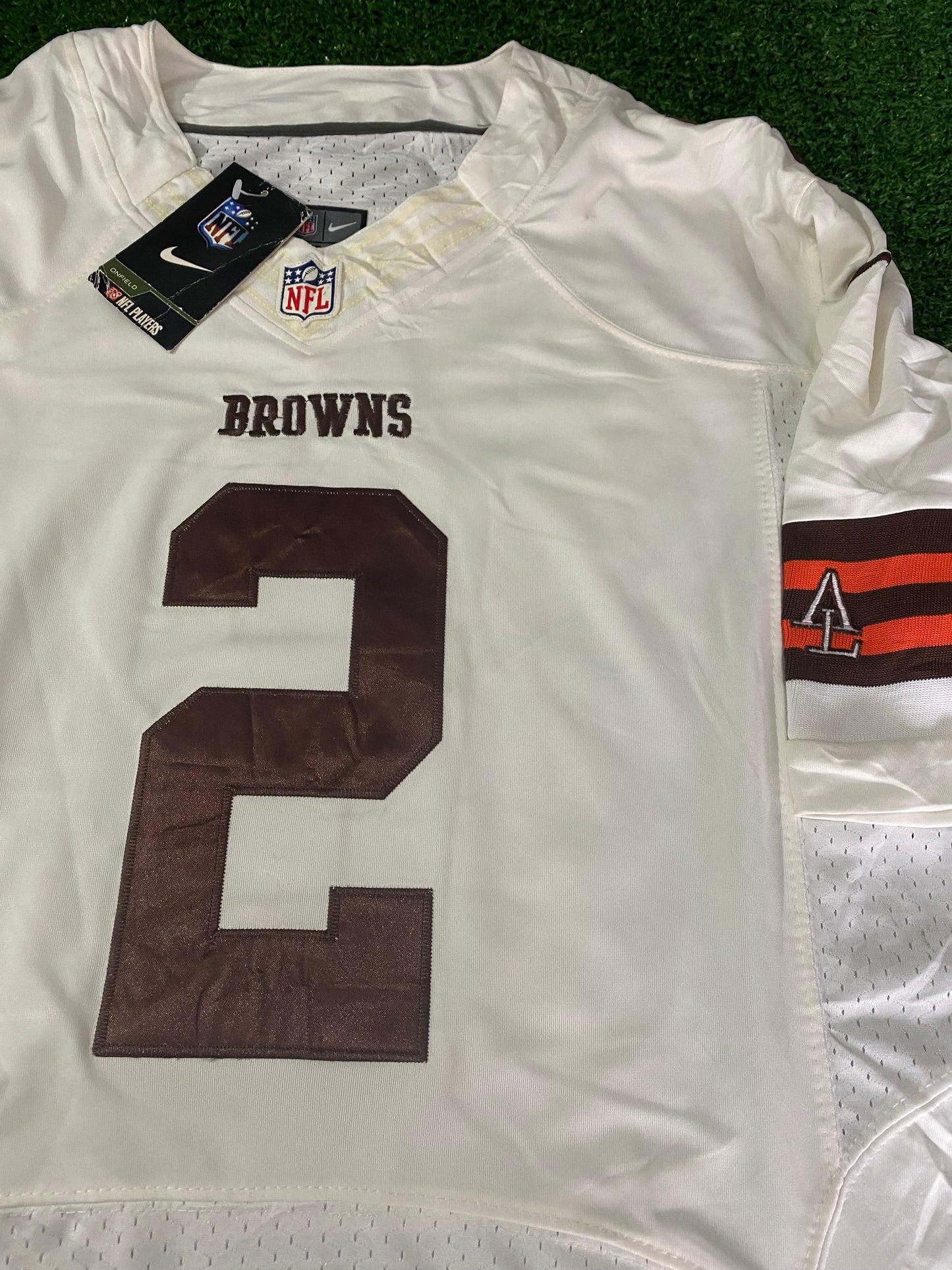 Cleveland Browns USA NFL American Football Large Mans Manziel no2 NEW BNWT Nike Jersey