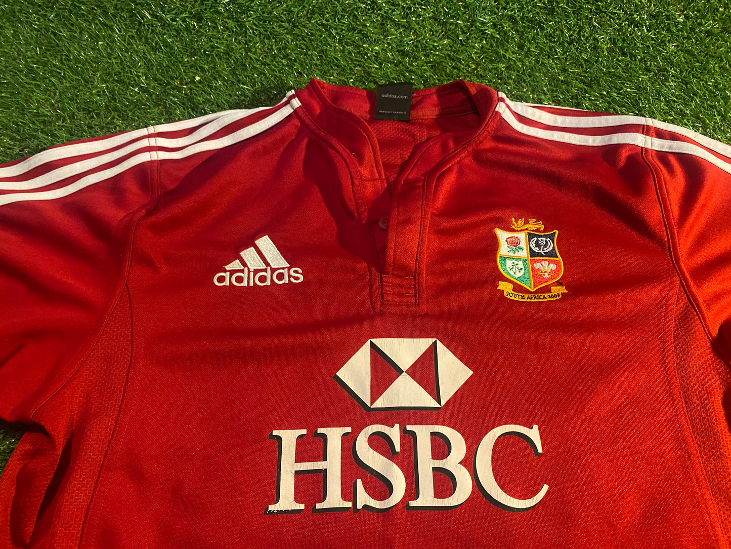 British & Irish Lions Rugby Union Football Large Mans 2009 Adidas Tour of South Africa Jersey