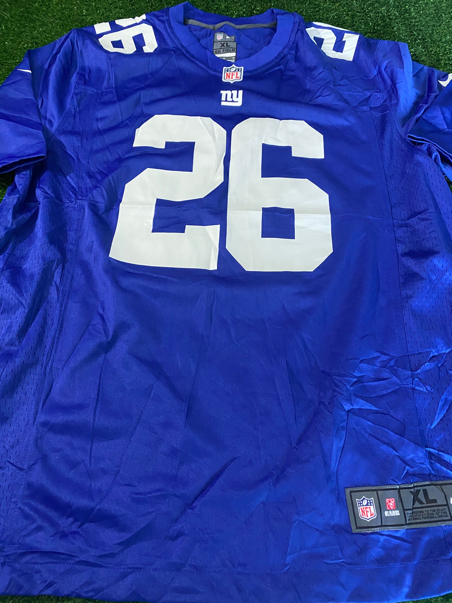 New York Giants USA NFL American Football XL Extra Large Mans Barkley no26 Nike Jersey