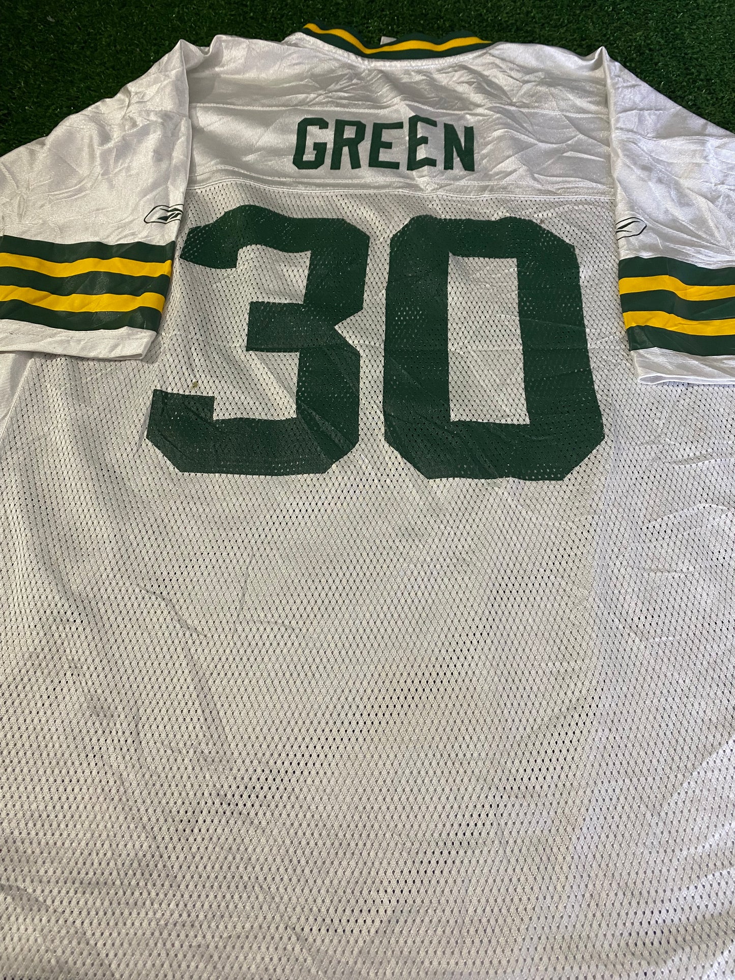 Green Bay Packer USA NFL American Football XL Extra large Mans Green no30 Throwback Jersey