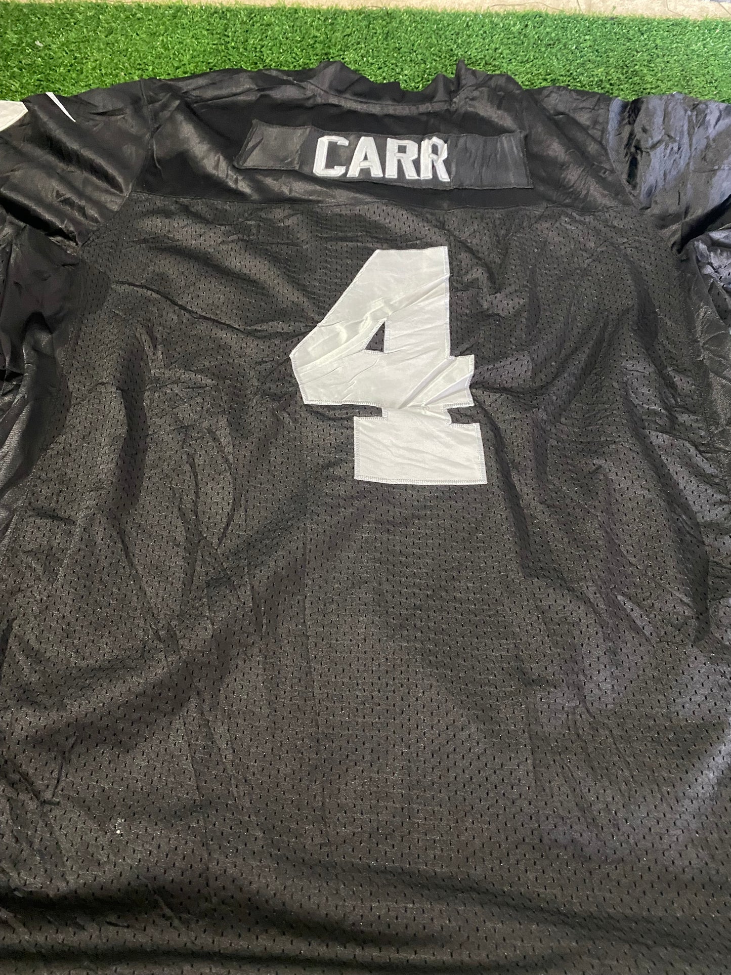 Las Vegas Raiders USA NFL American Football Big XXL 2XL Mans Carr no4 Nike Jersey
