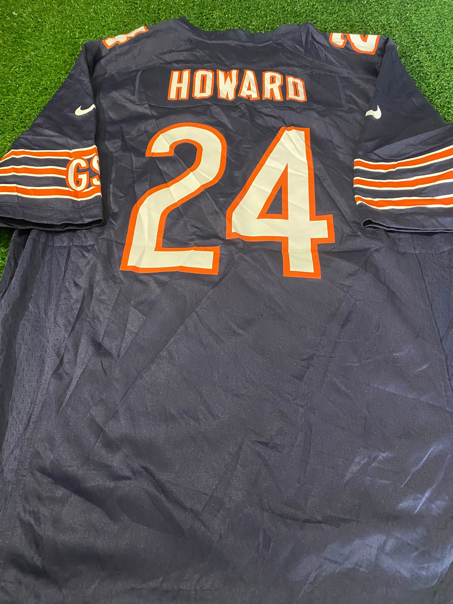 Chicago Bears NFL American Football USA Large Mans Howard no24 Nike Made Jersey