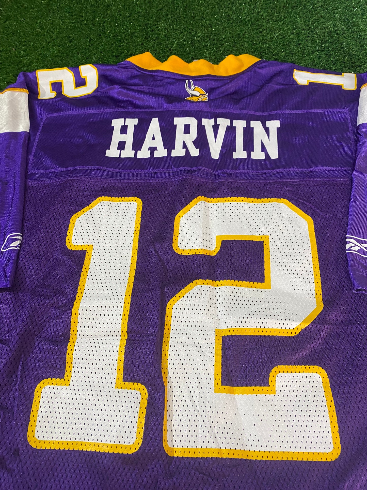 Minnesota Vikings NFL American Football USA Large Mans Harvin no12 Reebok Jersey