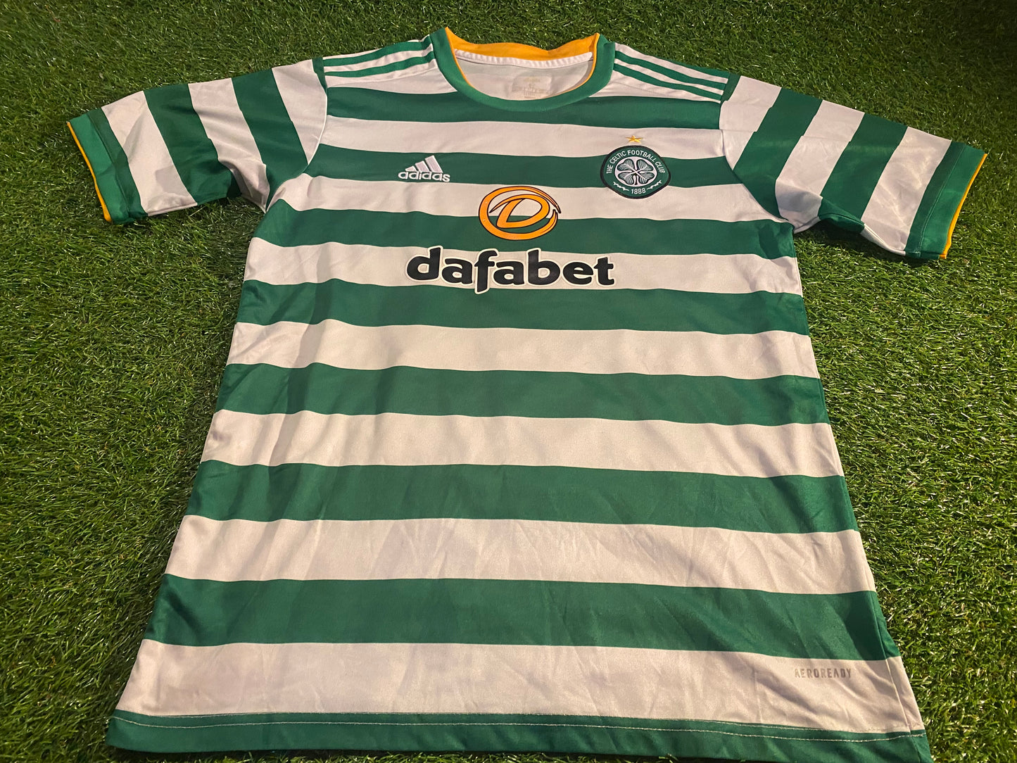 Celtic FC Scotland Scottosh Soccer Football Large Mans 2020 Home Jersey