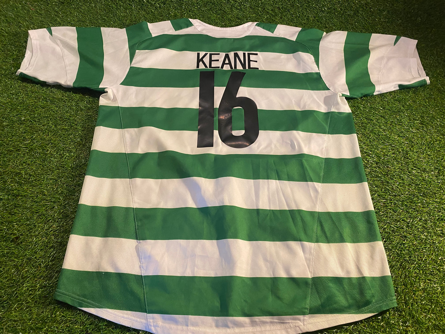 Celtic FC v Manchester United Football Large Mans Roy Keane no16 2006 Nike Home Jersey