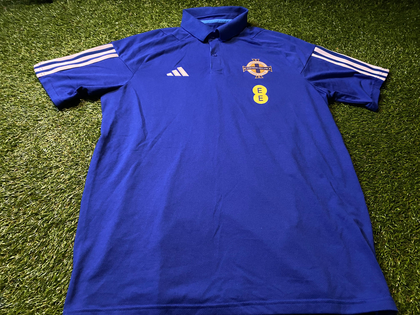 Northern Ireland Football Ulster GAWA Medium Mans Adidas Made Polo Top