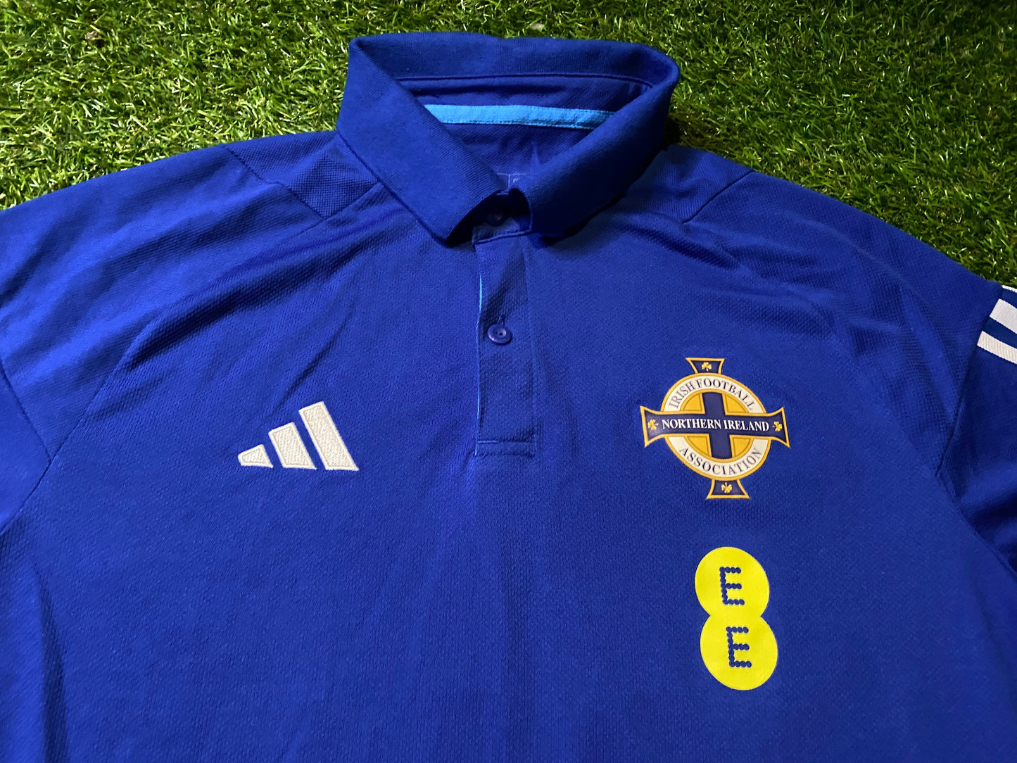 Northern Ireland Football Ulster GAWA Medium Mans Adidas Made Polo Top